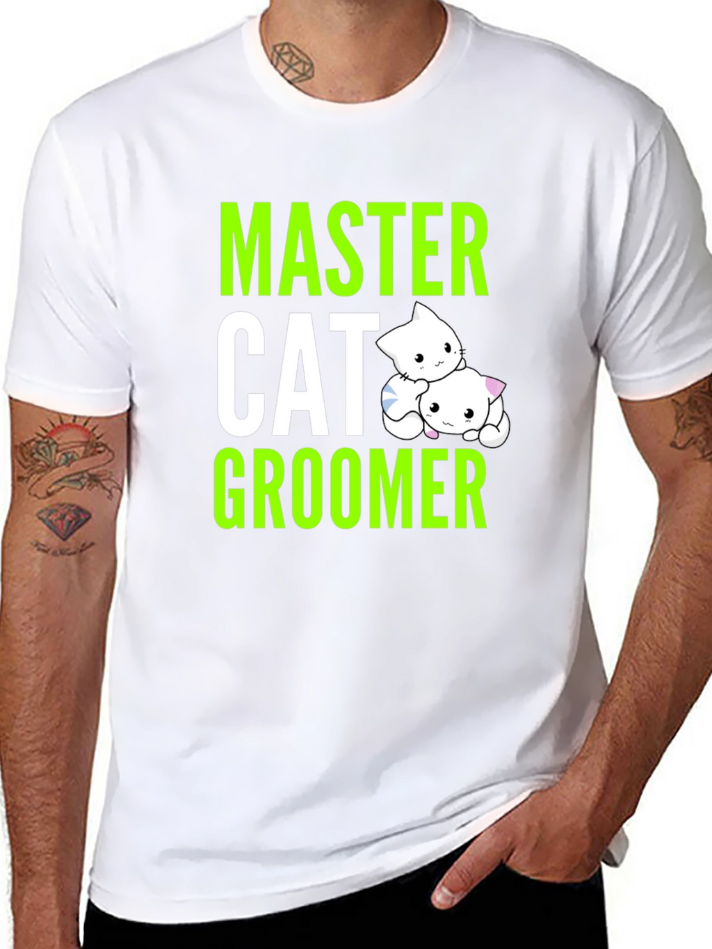 Master Cat Groomer Graphic Tee