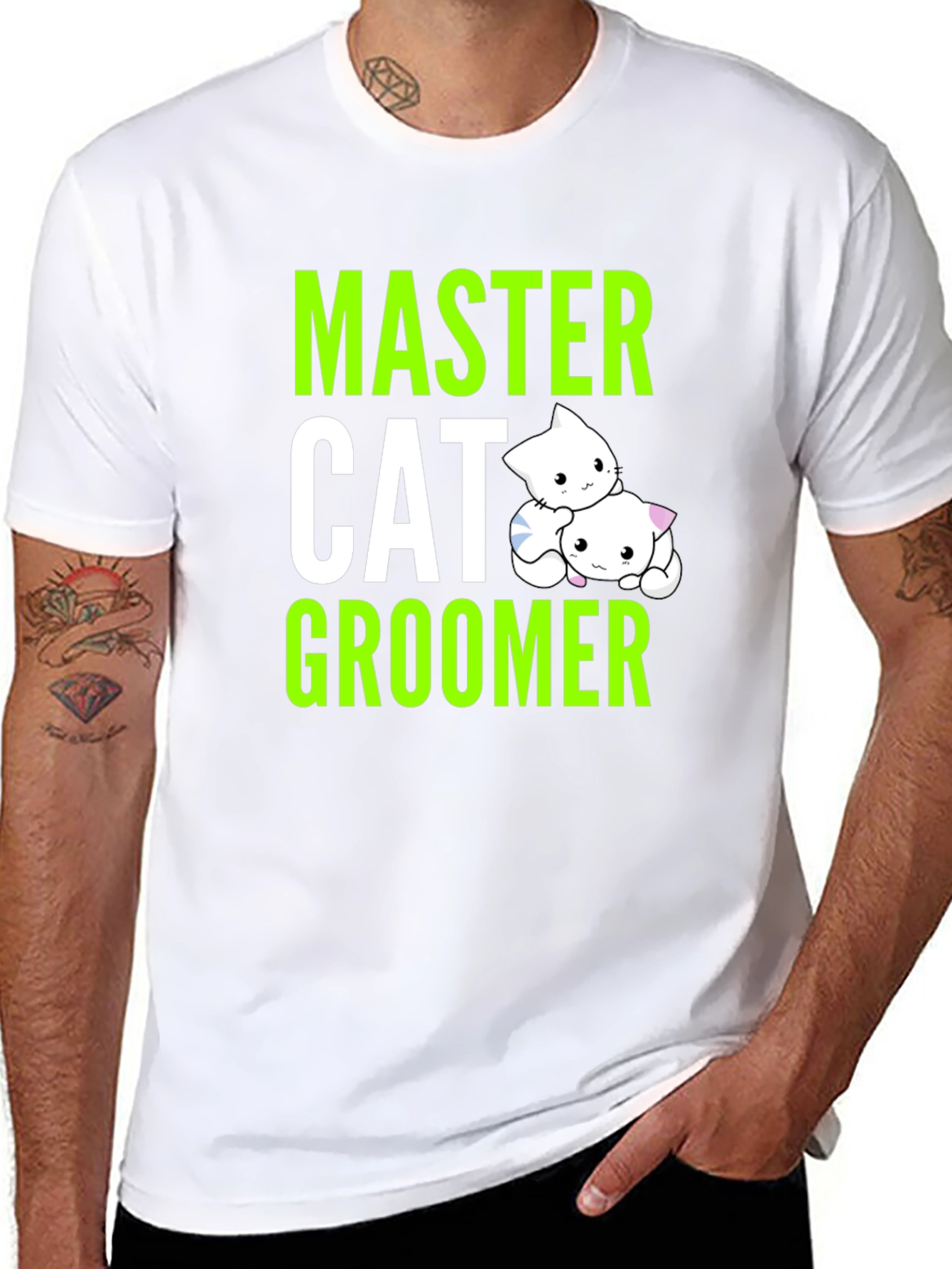 Master Cat Groomer Graphic Tee