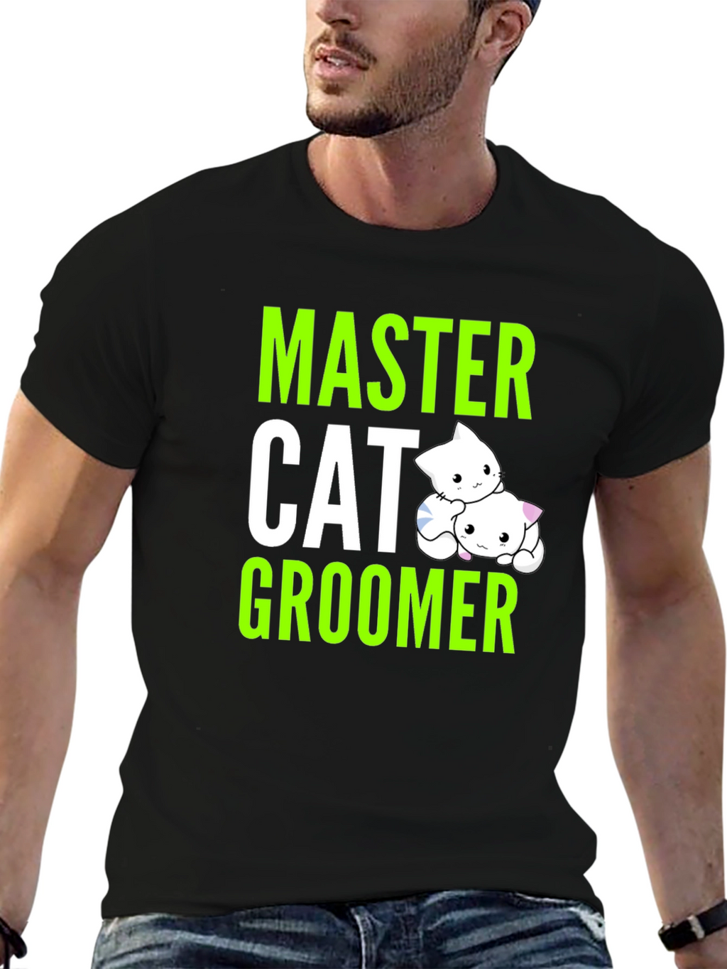 Master Cat Groomer Graphic Tee