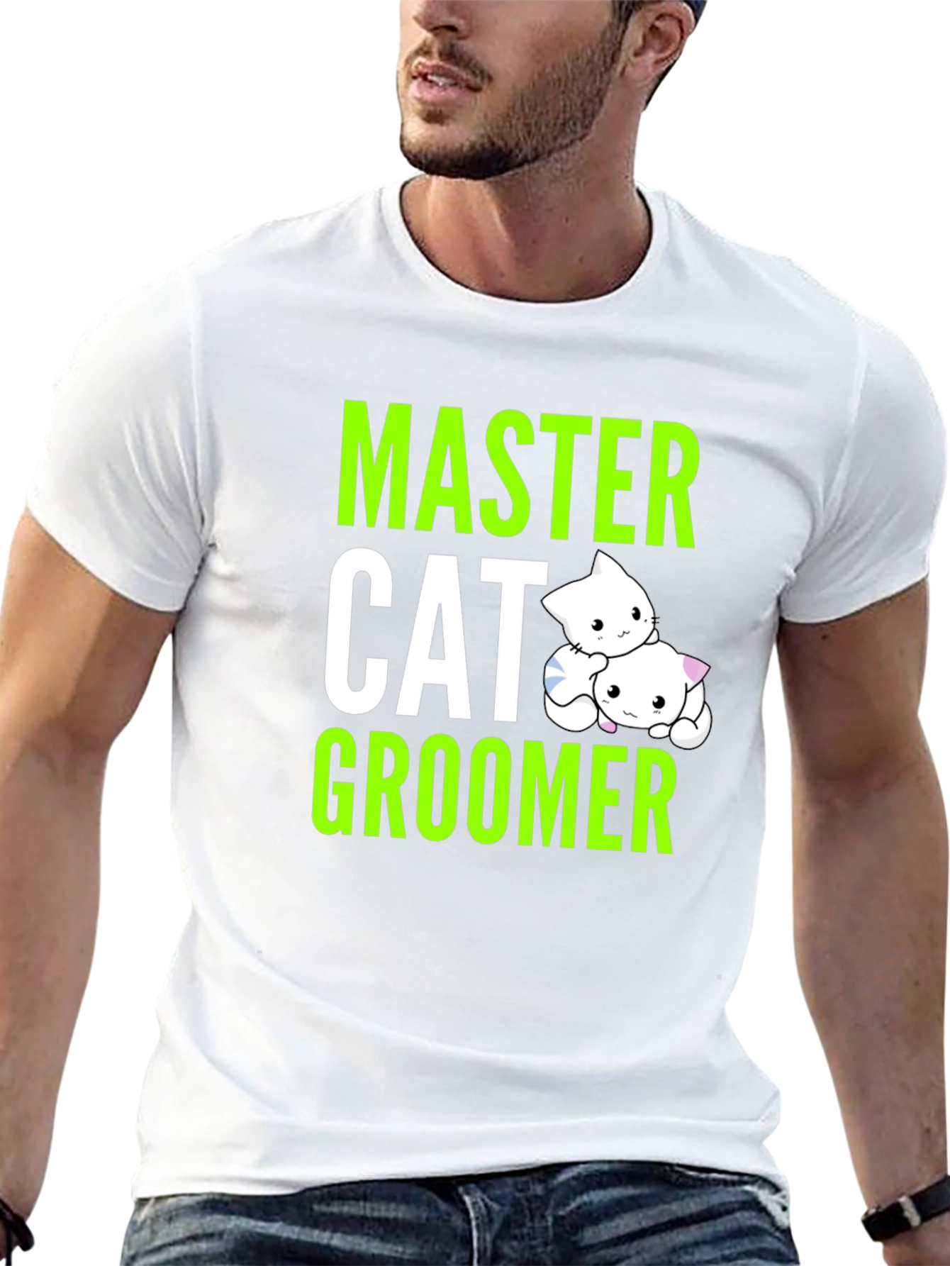 Master Cat Groomer Graphic Tee