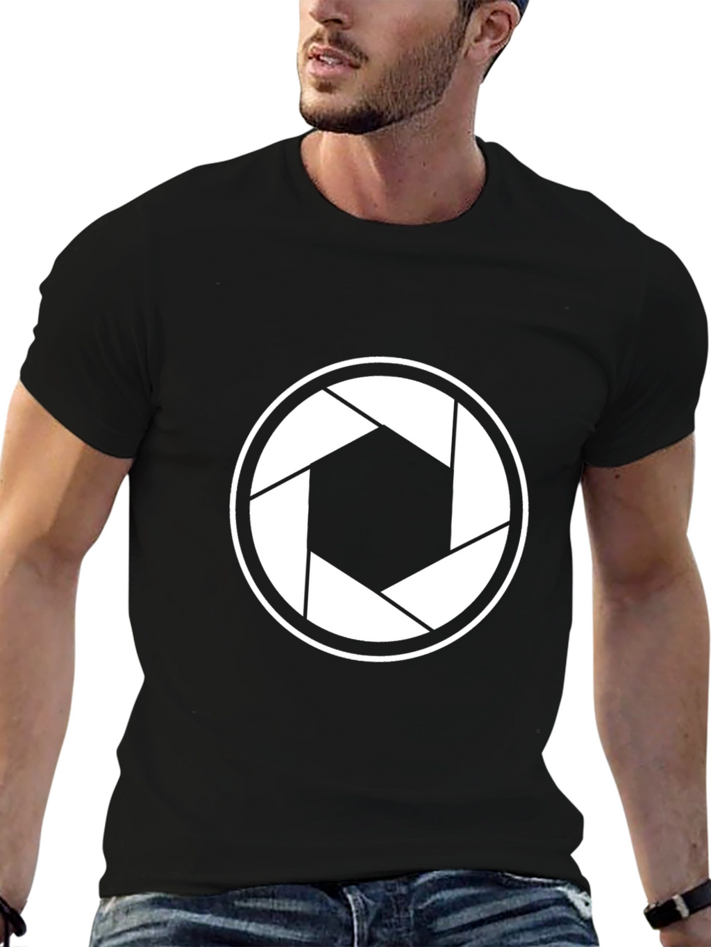 Aperture T-Shirt - Black Camera Lens Tee