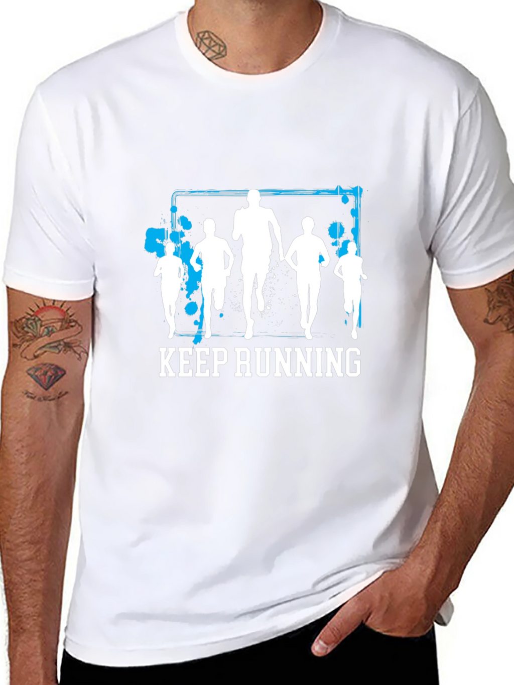 Keep Running Graphic Tee