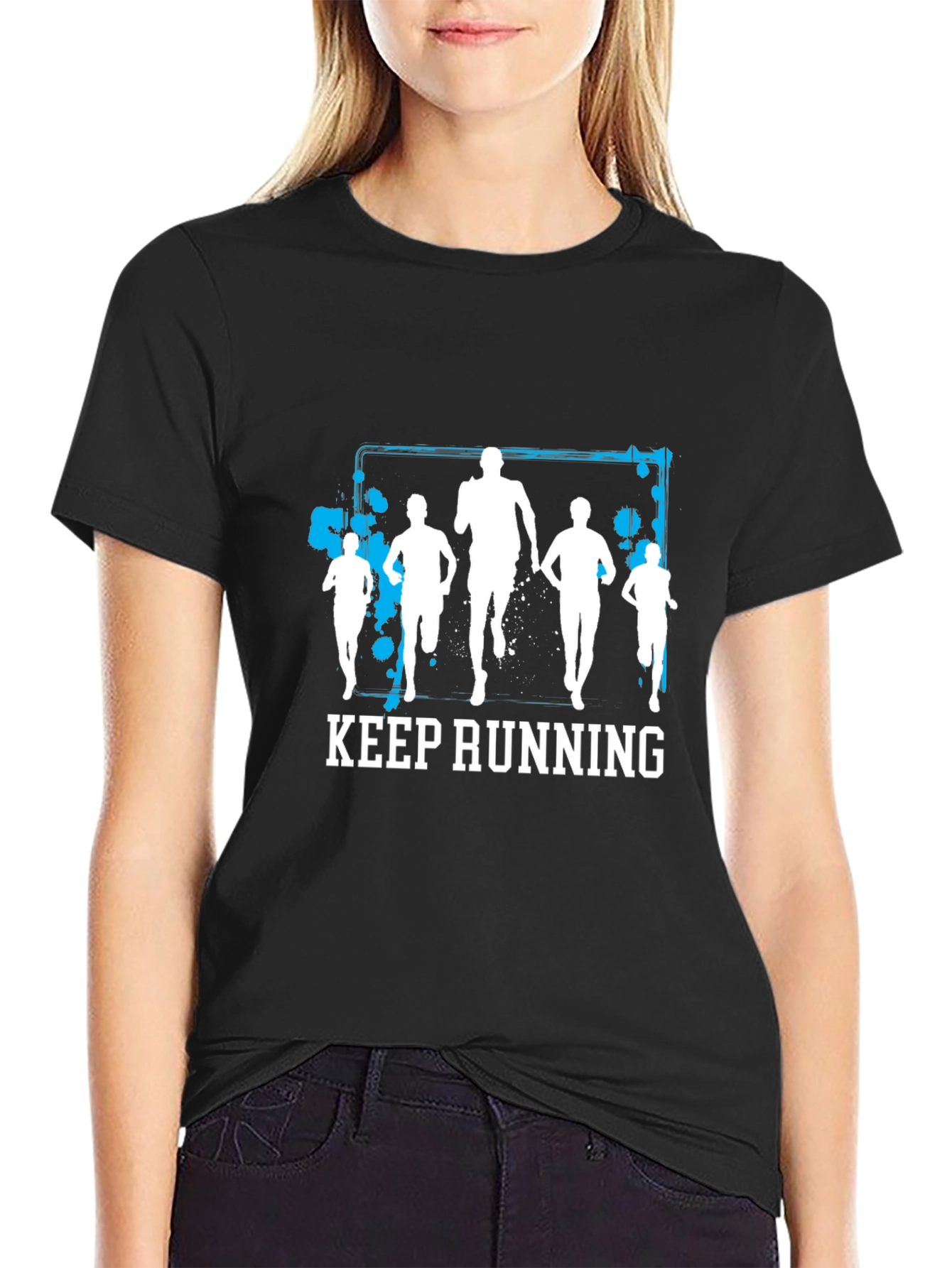 Keep Running Graphic Tee