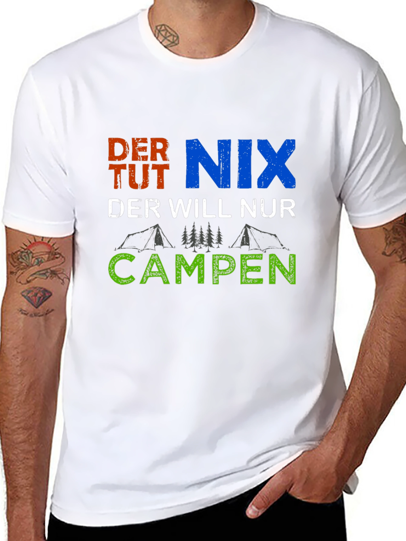 Camper T-Shirt - German Camping Slogan Tee
