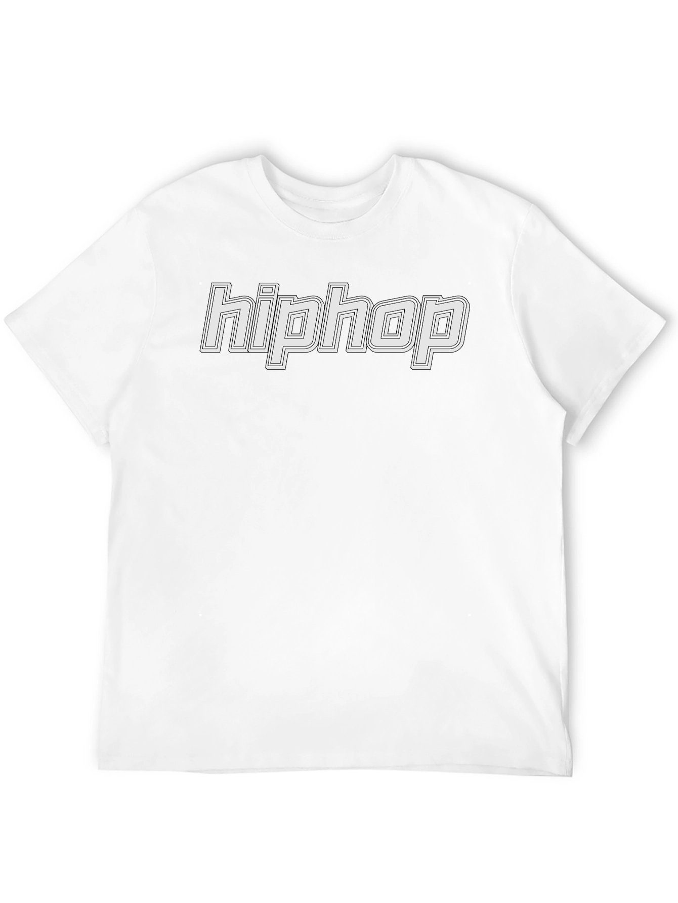 Hip Hop Graphic T-Shirt - Black