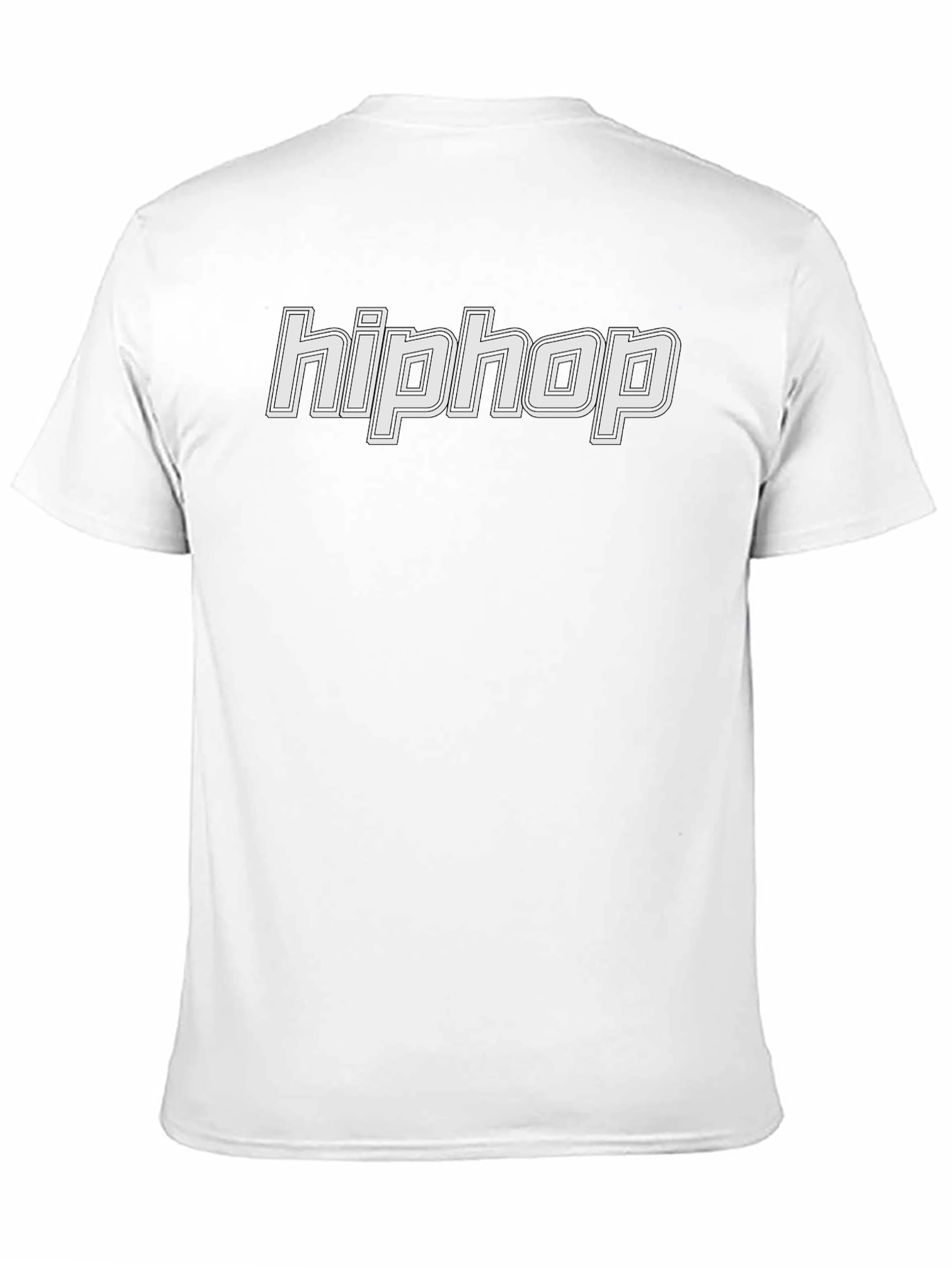 Hip Hop Graphic T-Shirt - Black