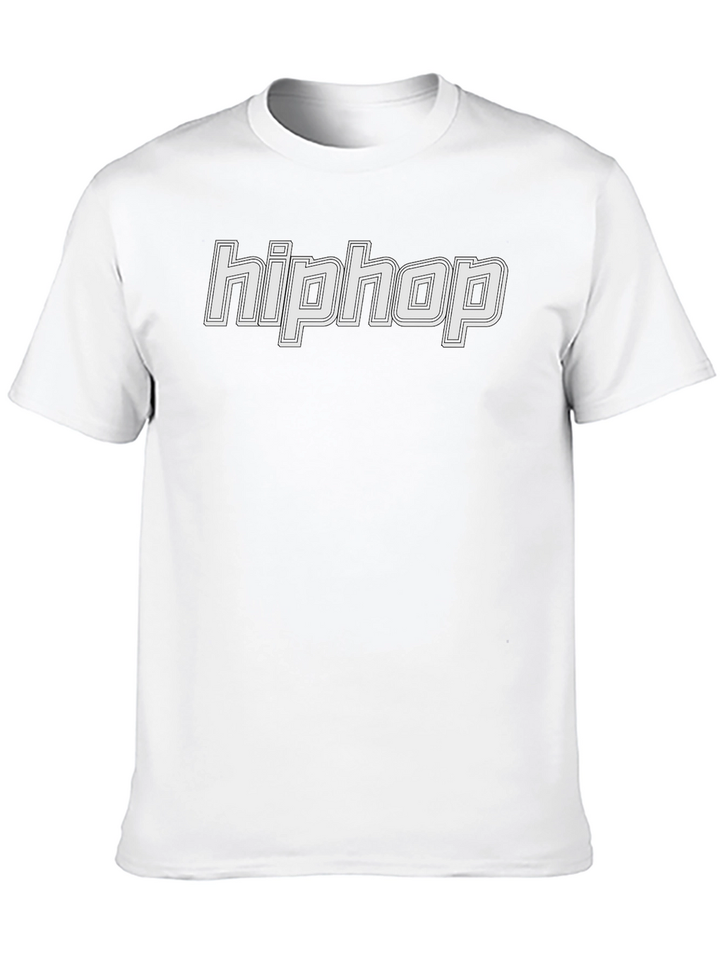 Hip Hop Graphic T-Shirt - Black