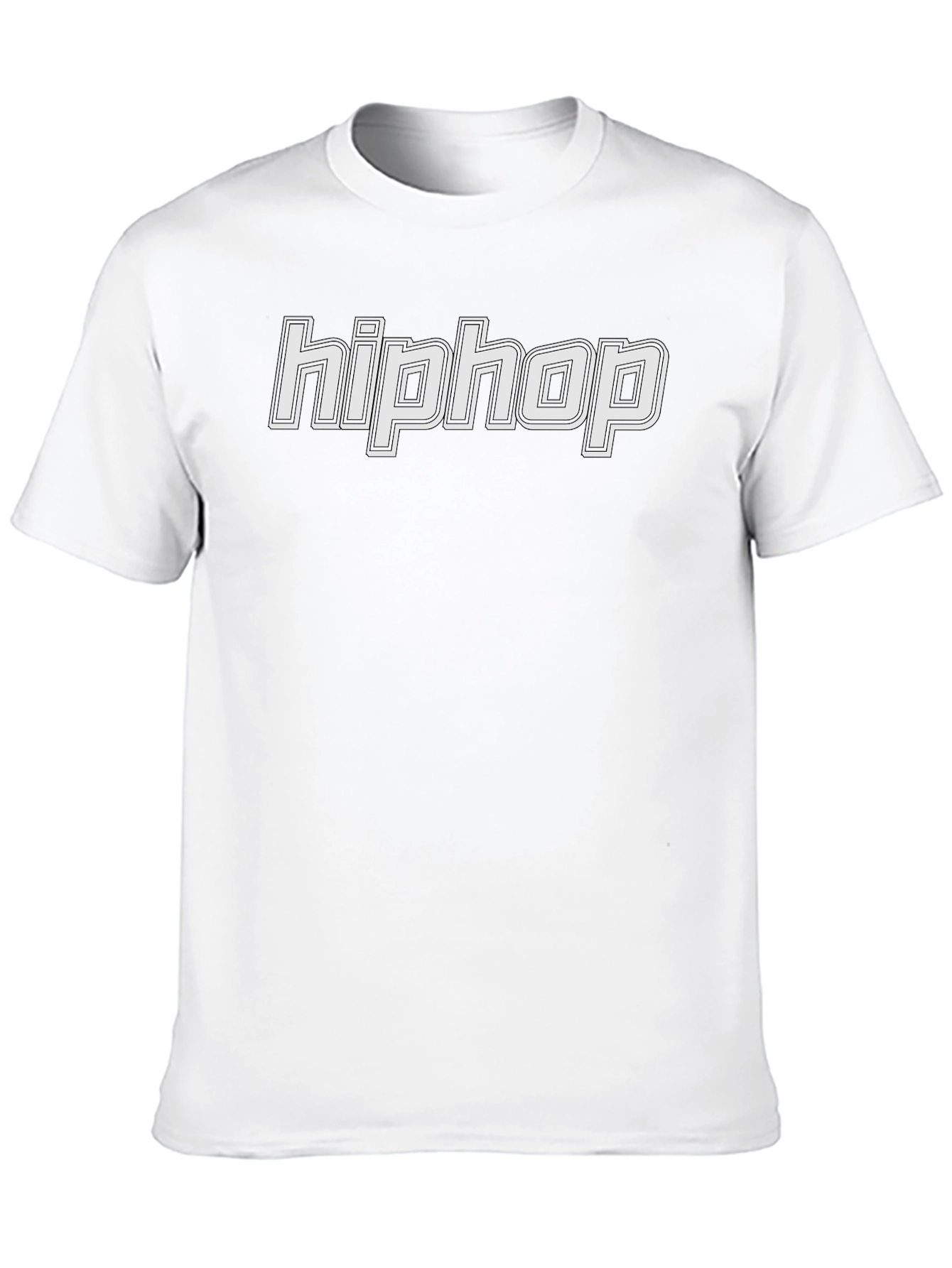 Hip Hop Graphic T-Shirt - Black