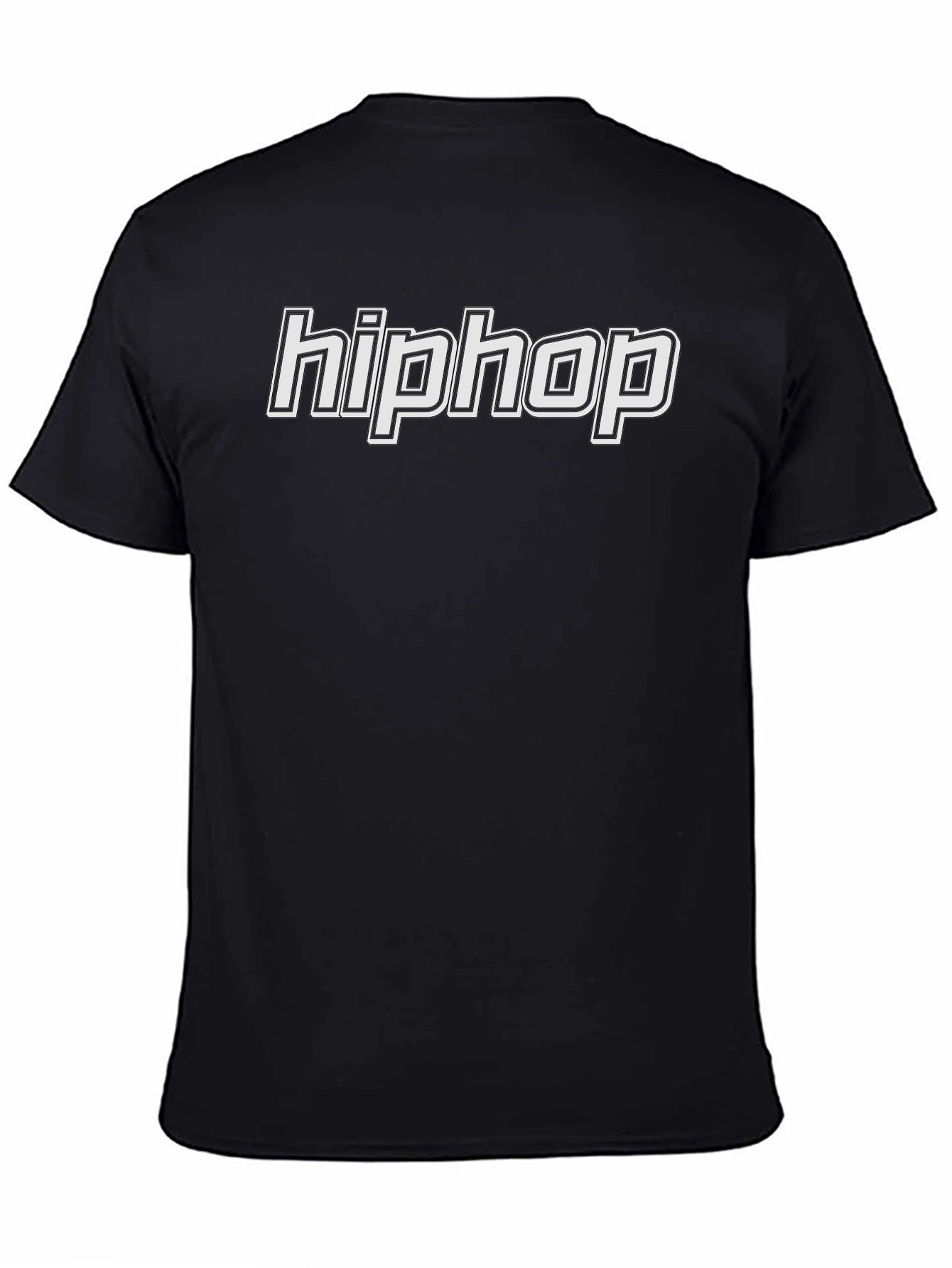 Hip Hop Graphic T-Shirt - Black