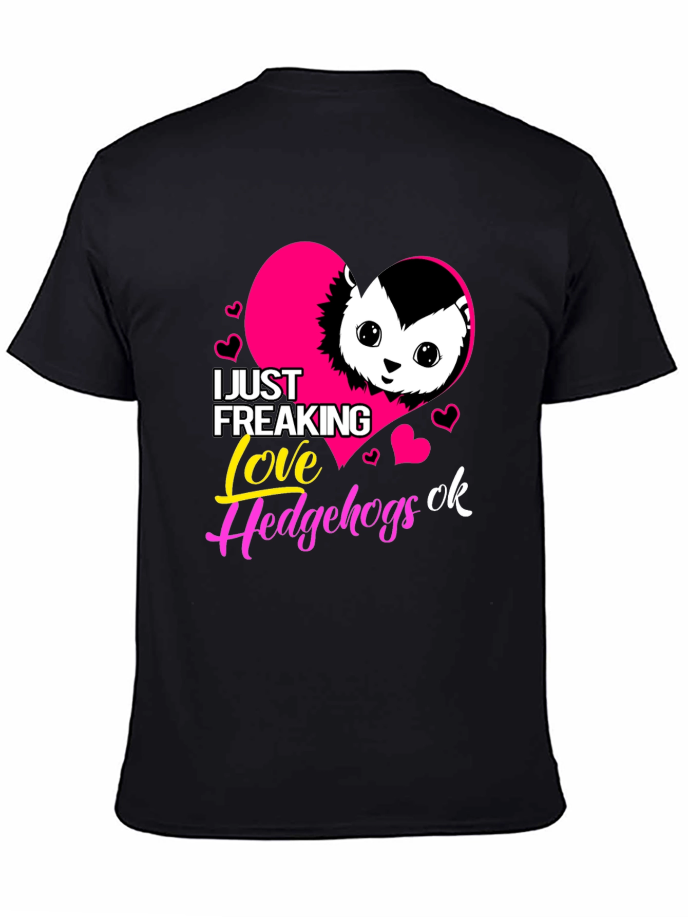 I Love Hedgehogs Graphic Tee
