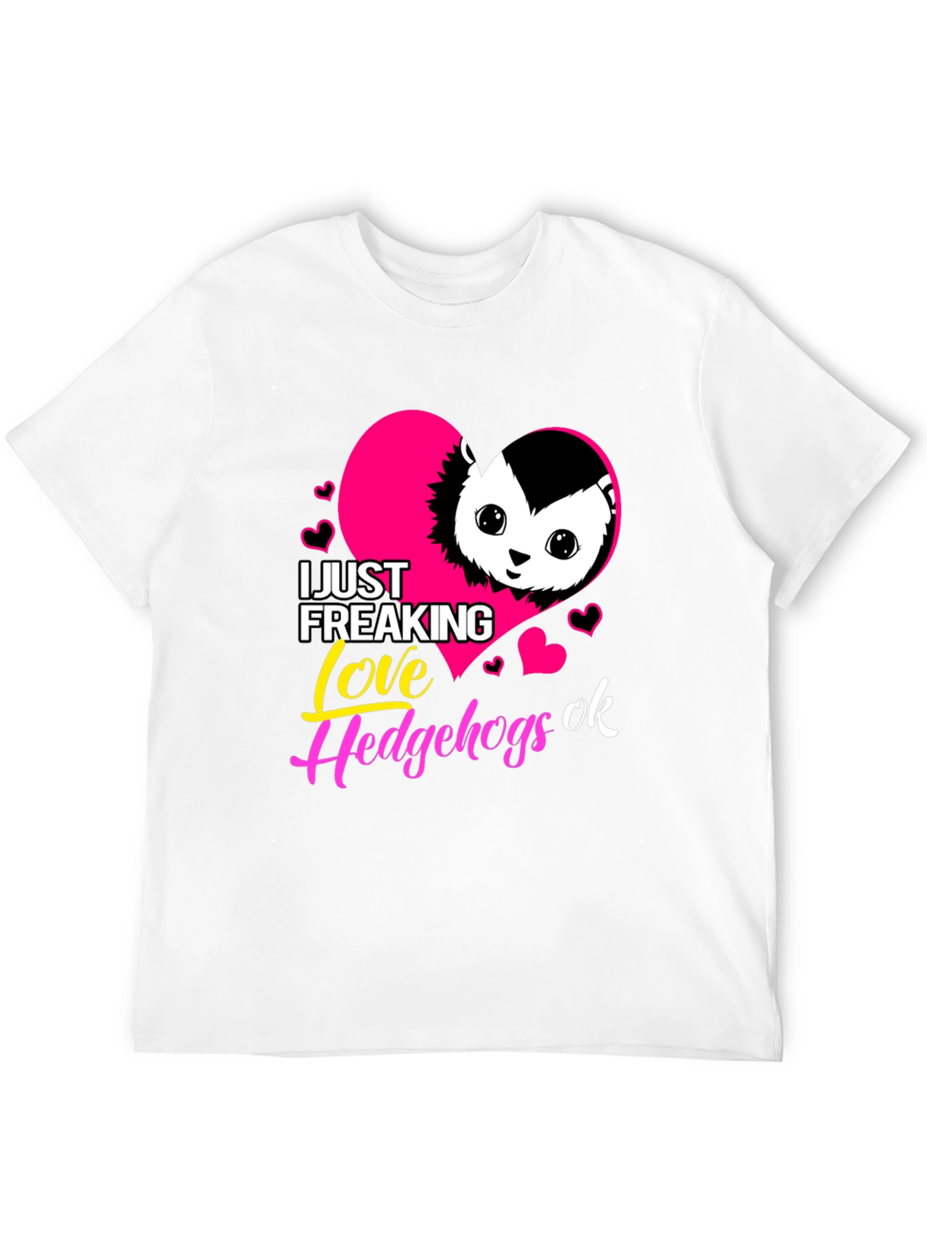 I Love Hedgehogs Graphic Tee