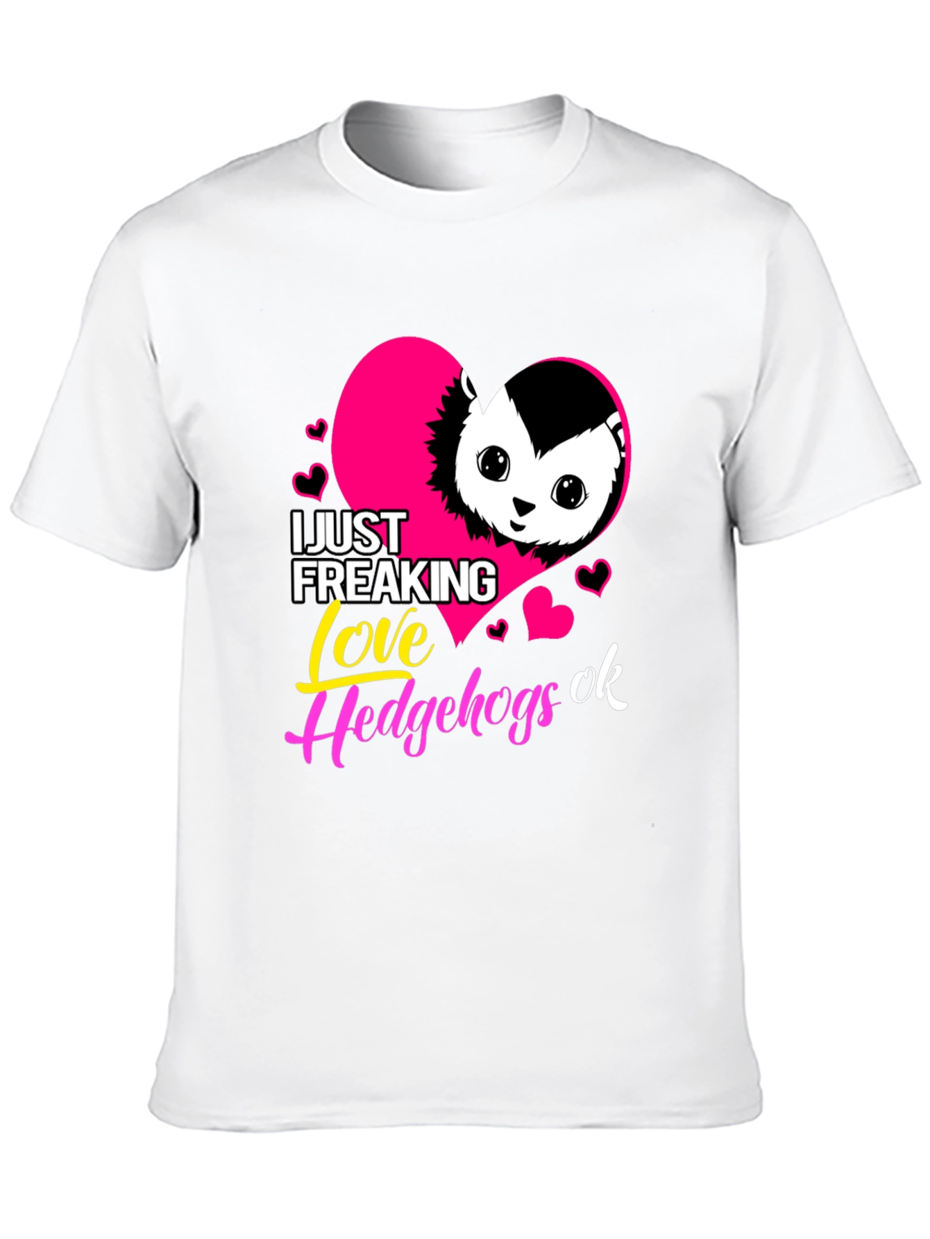 I Love Hedgehogs Graphic Tee