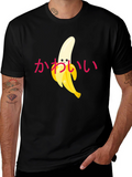 Kawaii Banana Graphic Tee - Cute & Comfy