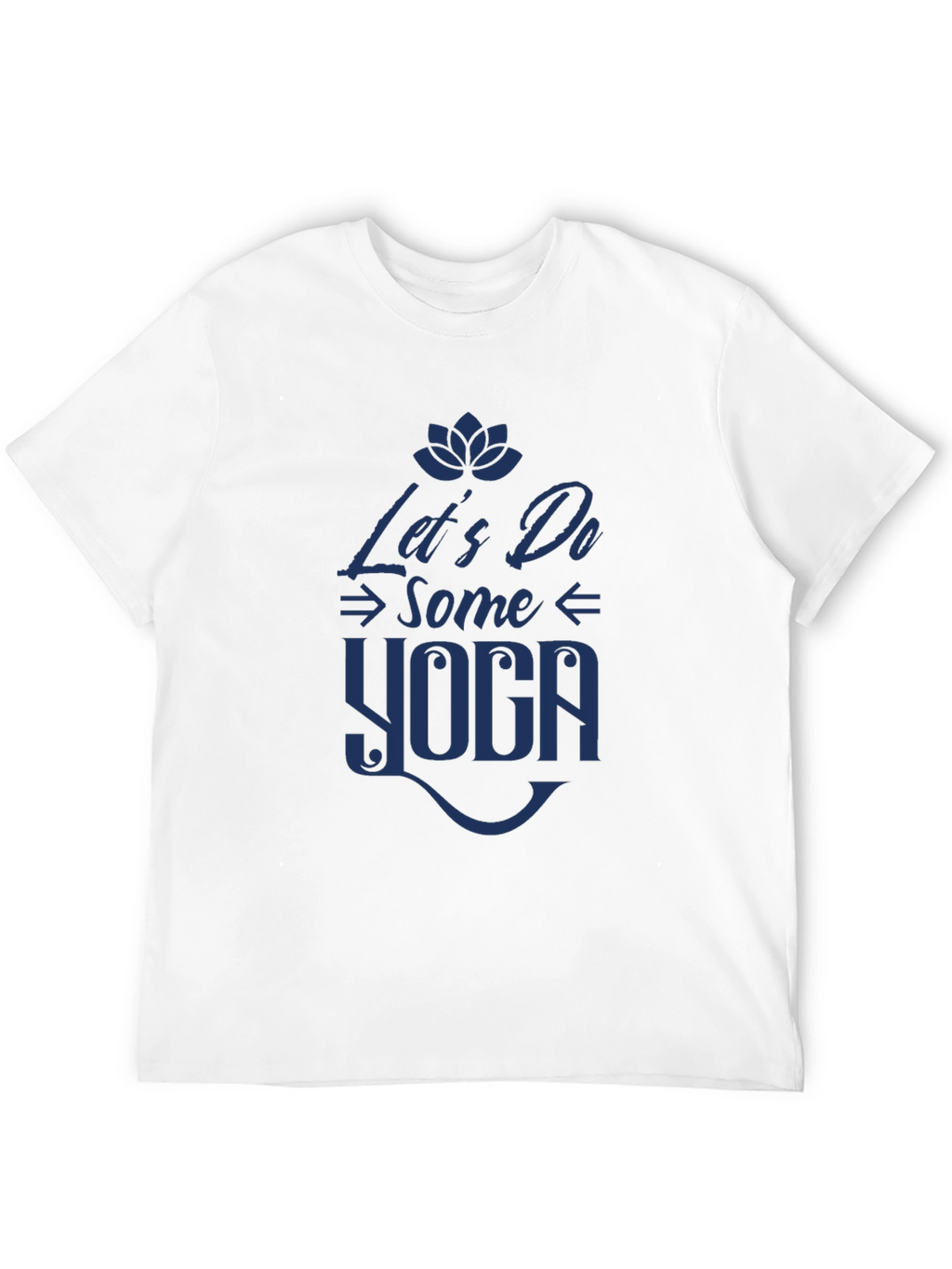 Lets Do Some Yoga Graphic Tee - Black