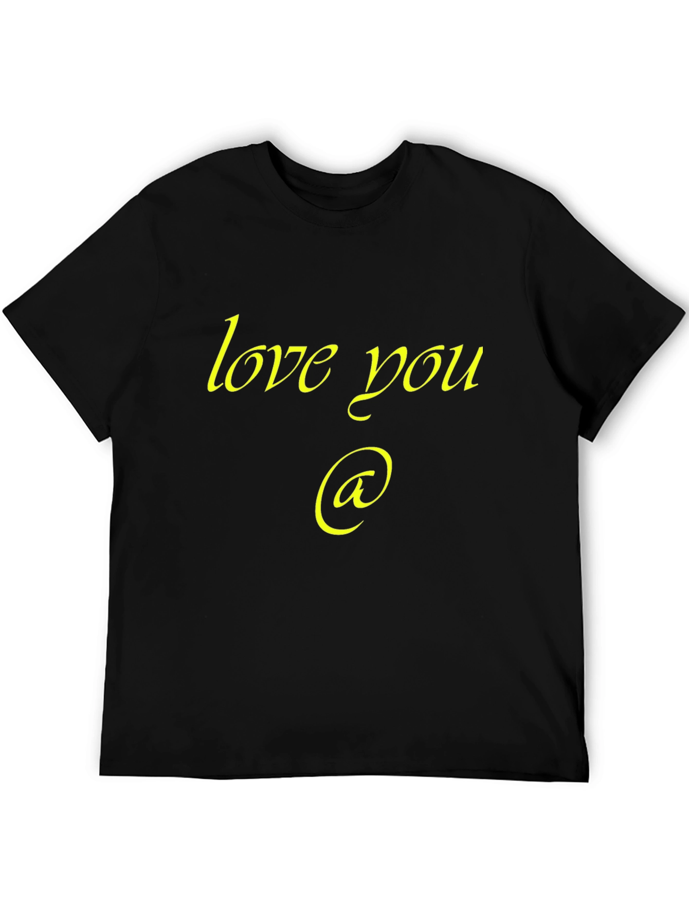 Love You Graphic Black T-Shirt