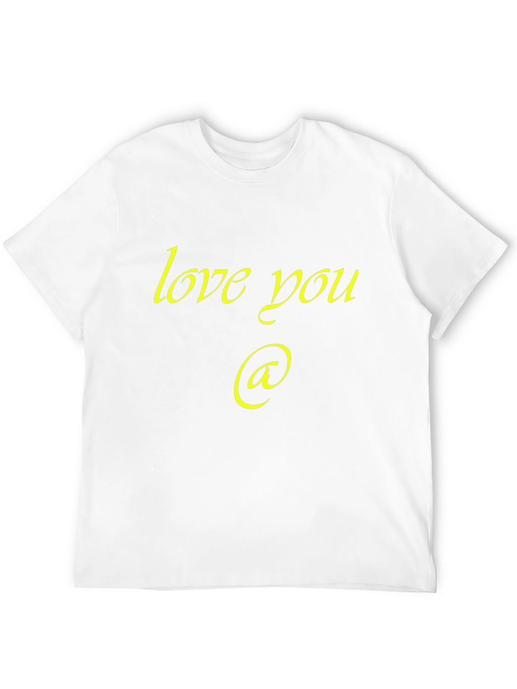 Love You Graphic Black T-Shirt