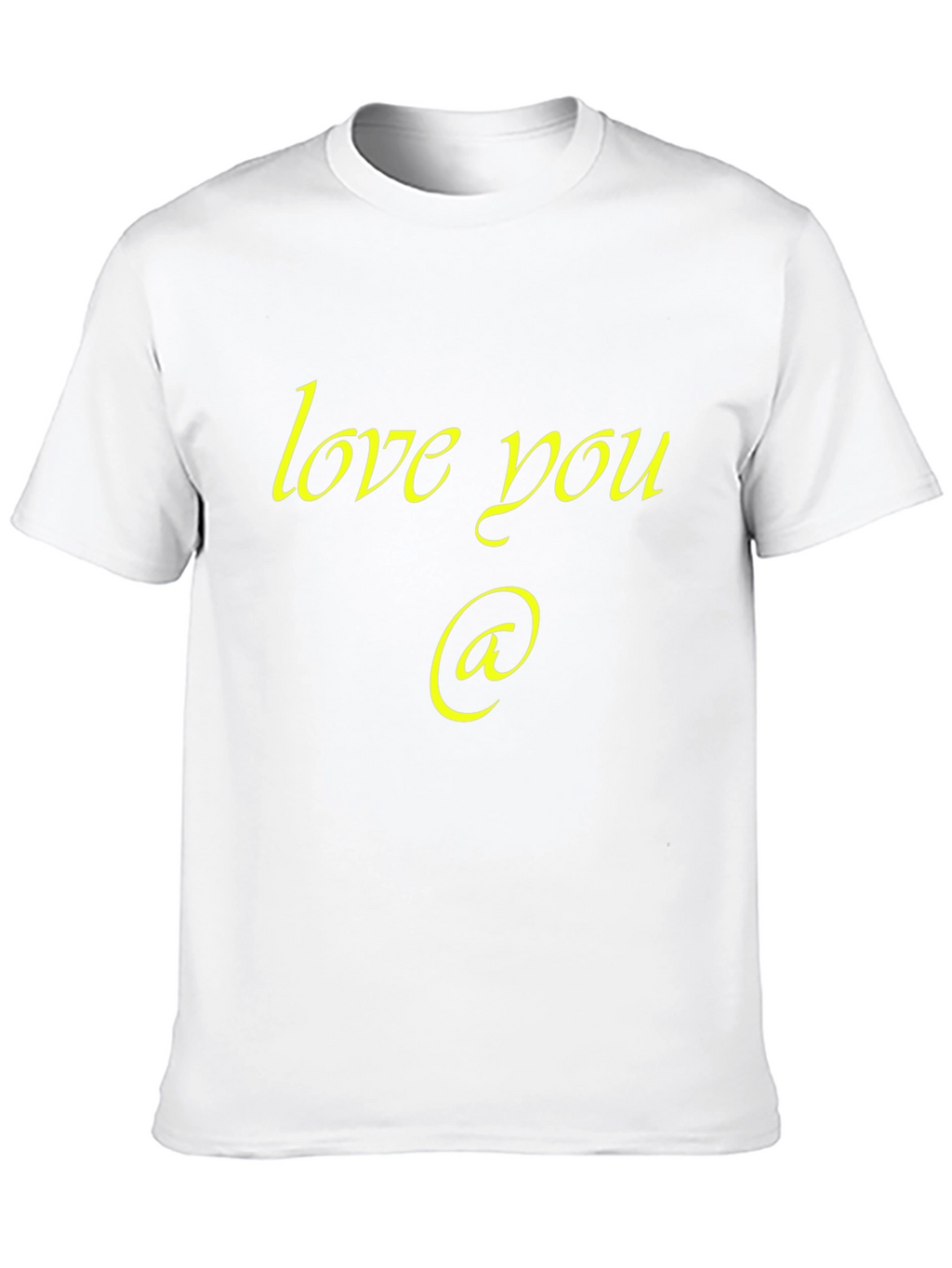 Love You Graphic Black T-Shirt