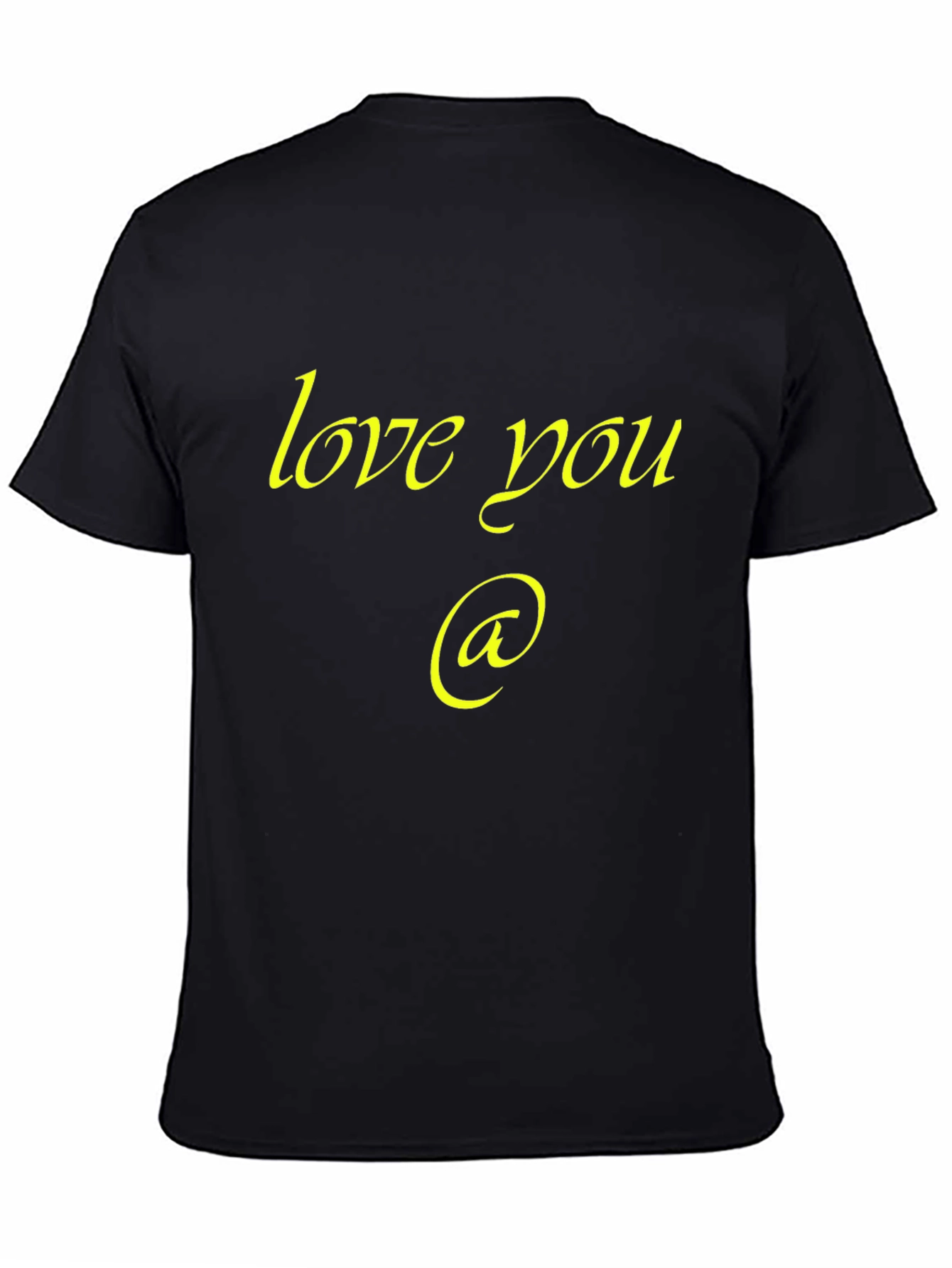 Love You Graphic Black T-Shirt