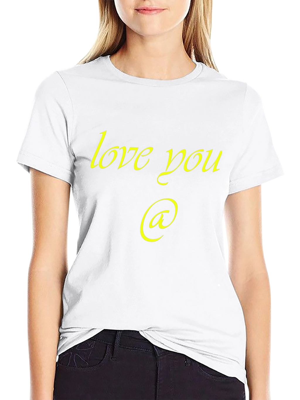 Love You Graphic Black T-Shirt