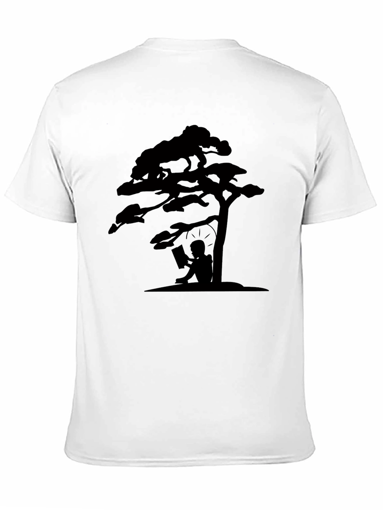 Silhouette Reading Tree Graphic Tee