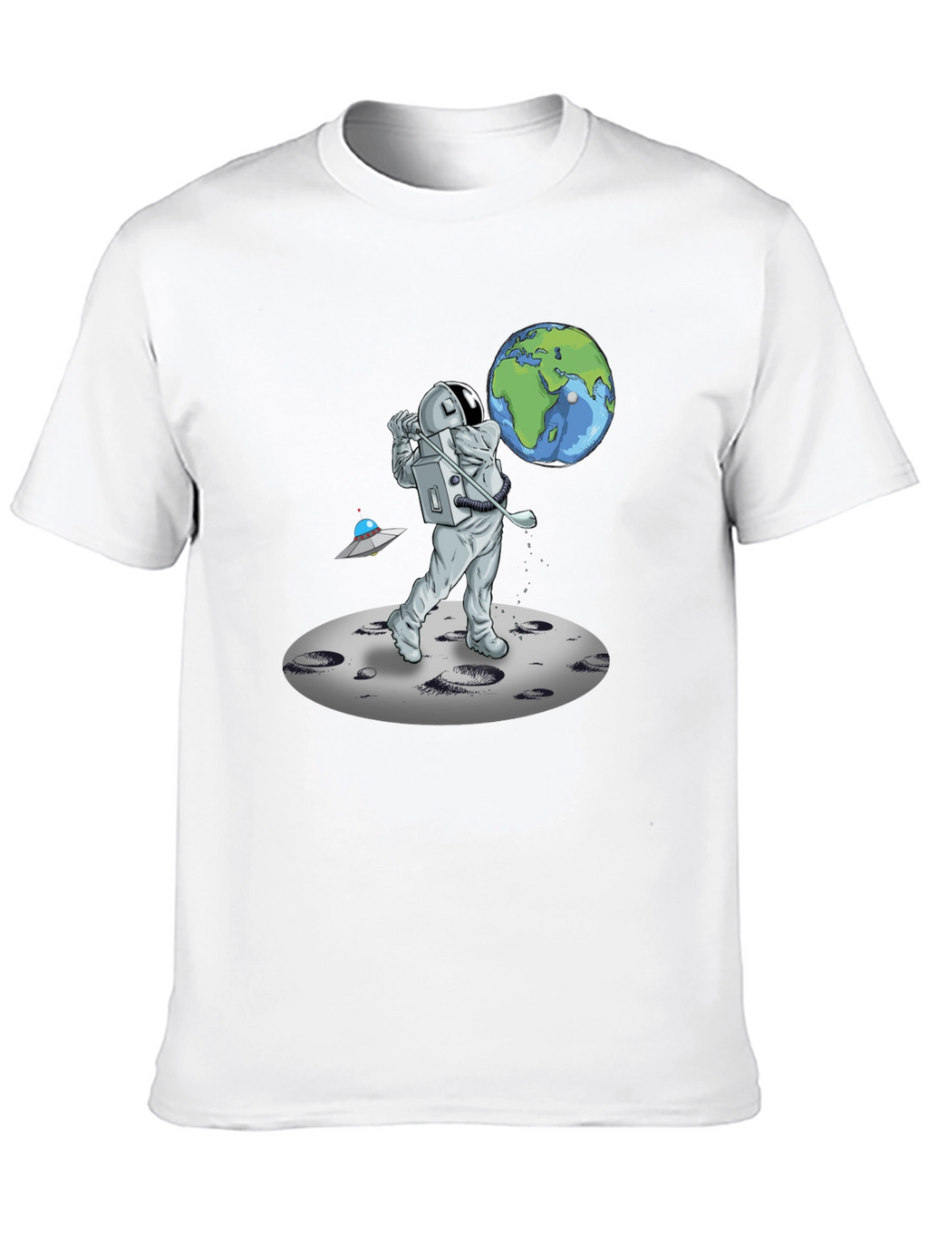 Astronaut Golfing on the Moon T-Shirt