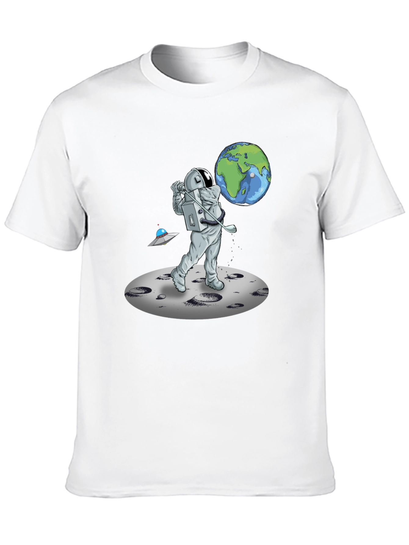 Astronaut Golfing on the Moon T-Shirt