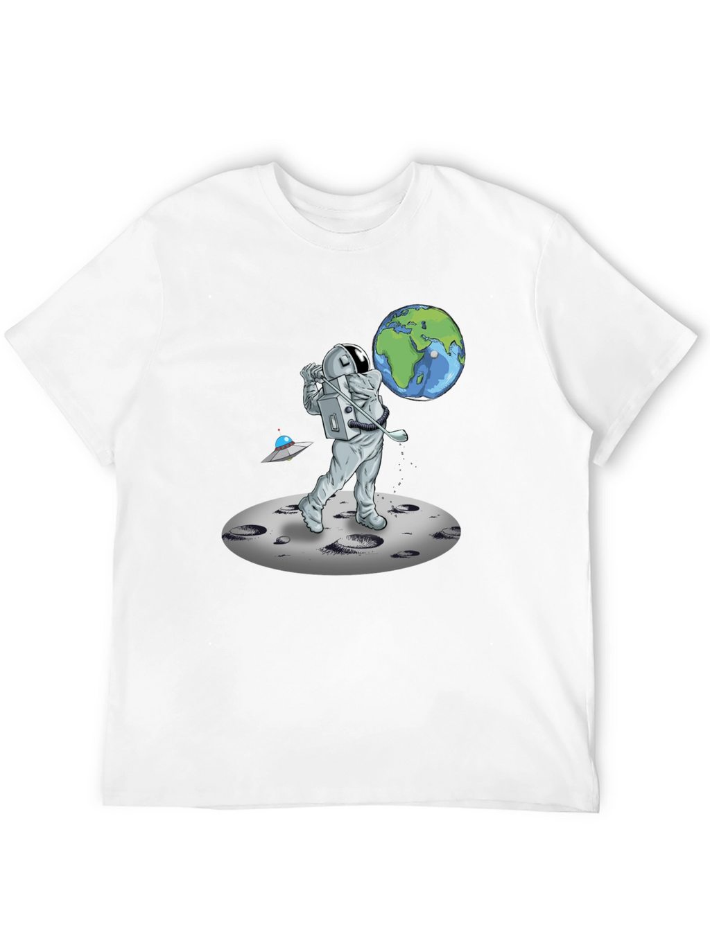 Astronaut Golfing on the Moon T-Shirt