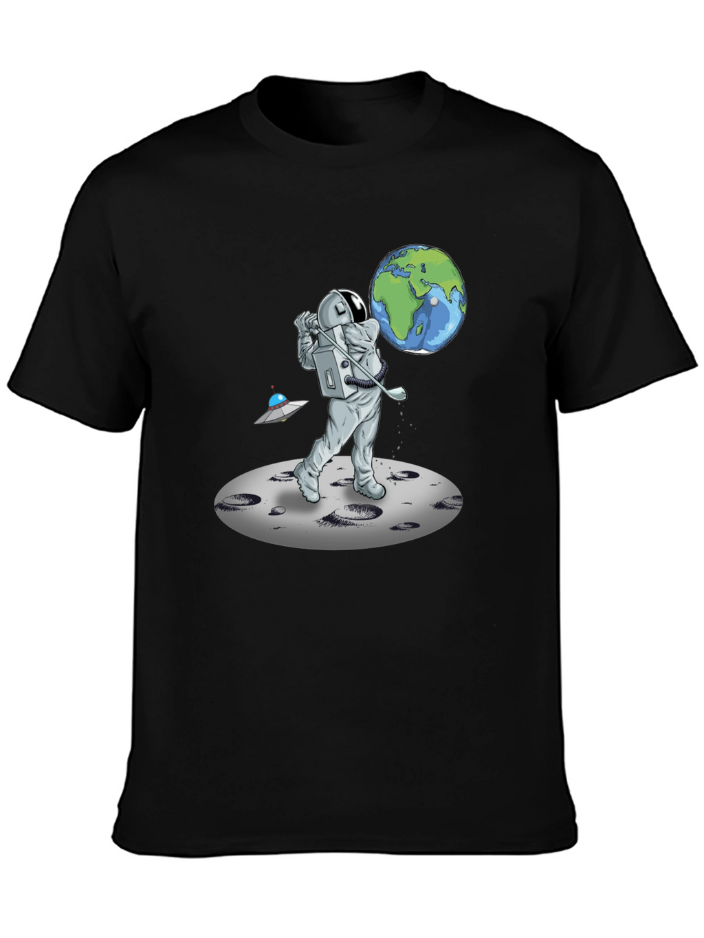 Astronaut Golfing on the Moon T-Shirt