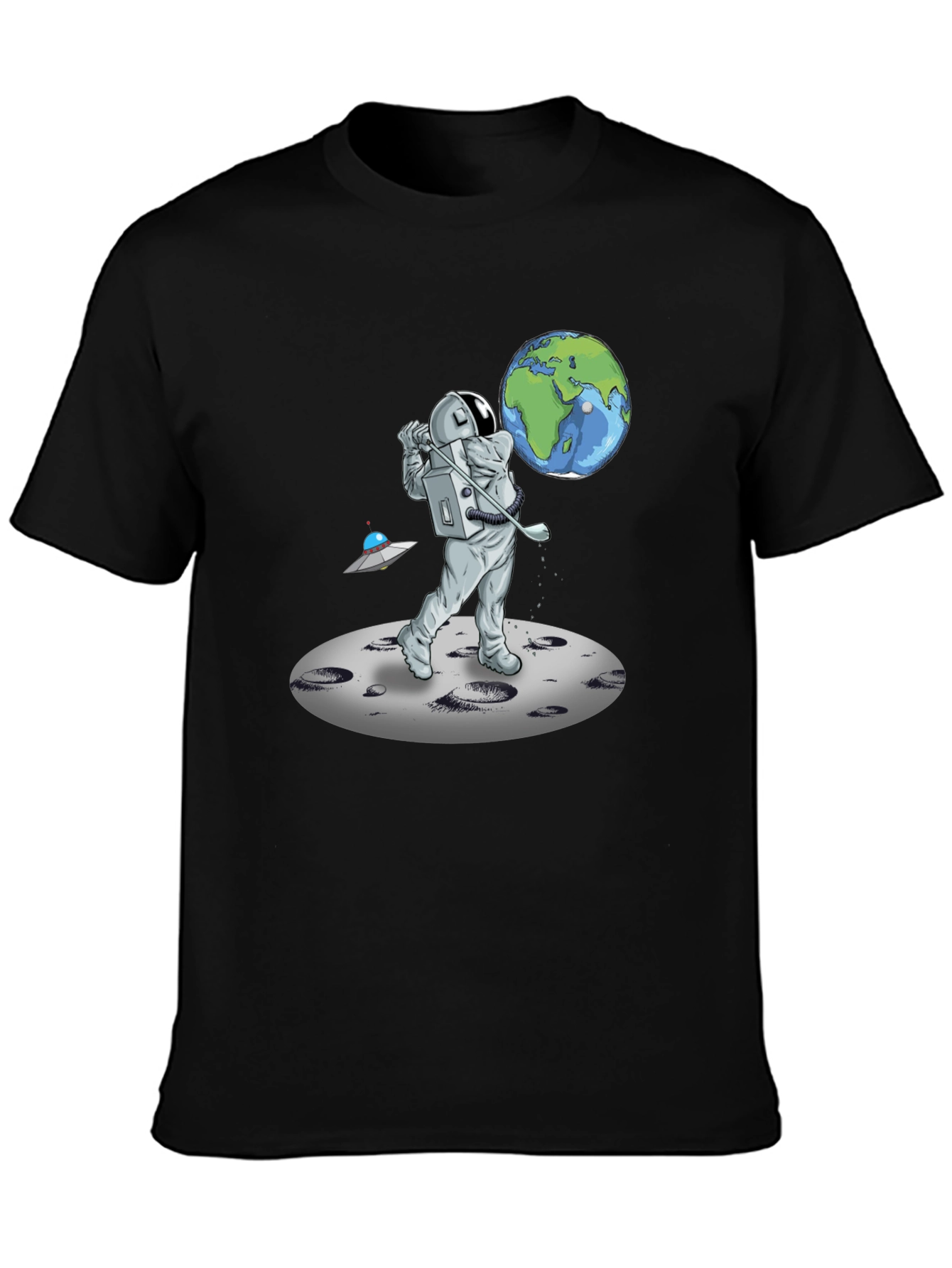 Astronaut Golfing on the Moon T-Shirt