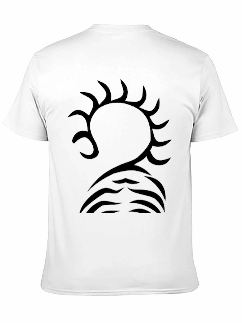Black Tribal Graphic Tee - Unique Design
