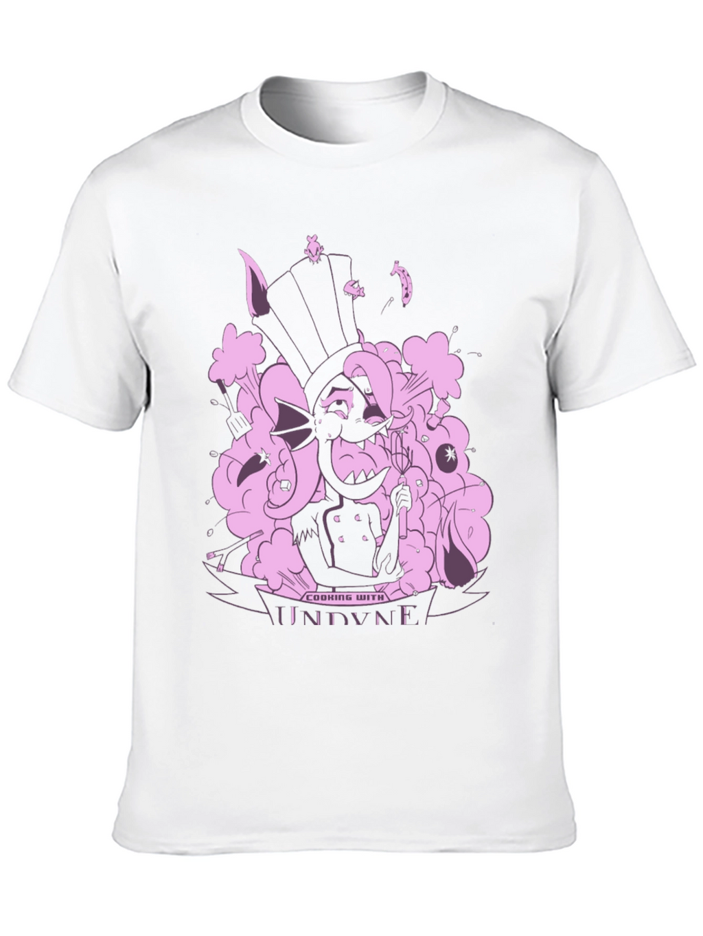 Undertale Undyne Cooking T-Shirt