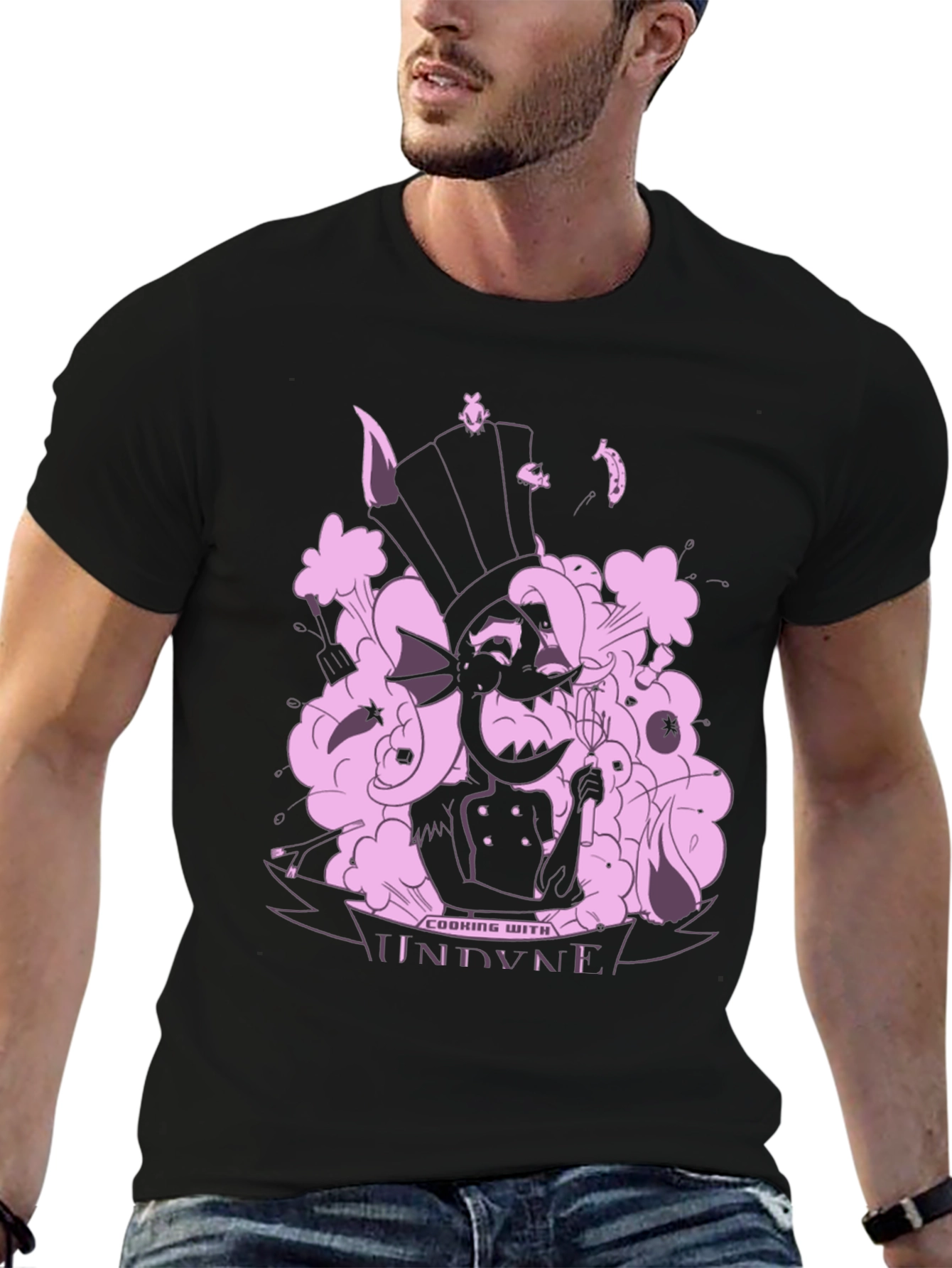 Undertale Undyne Cooking T-Shirt