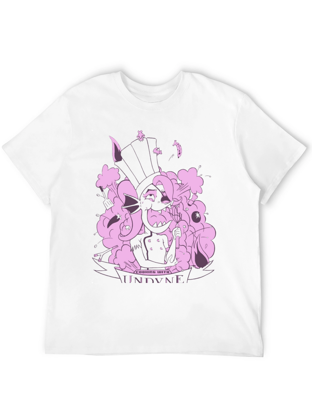 Undertale Undyne Cooking T-Shirt