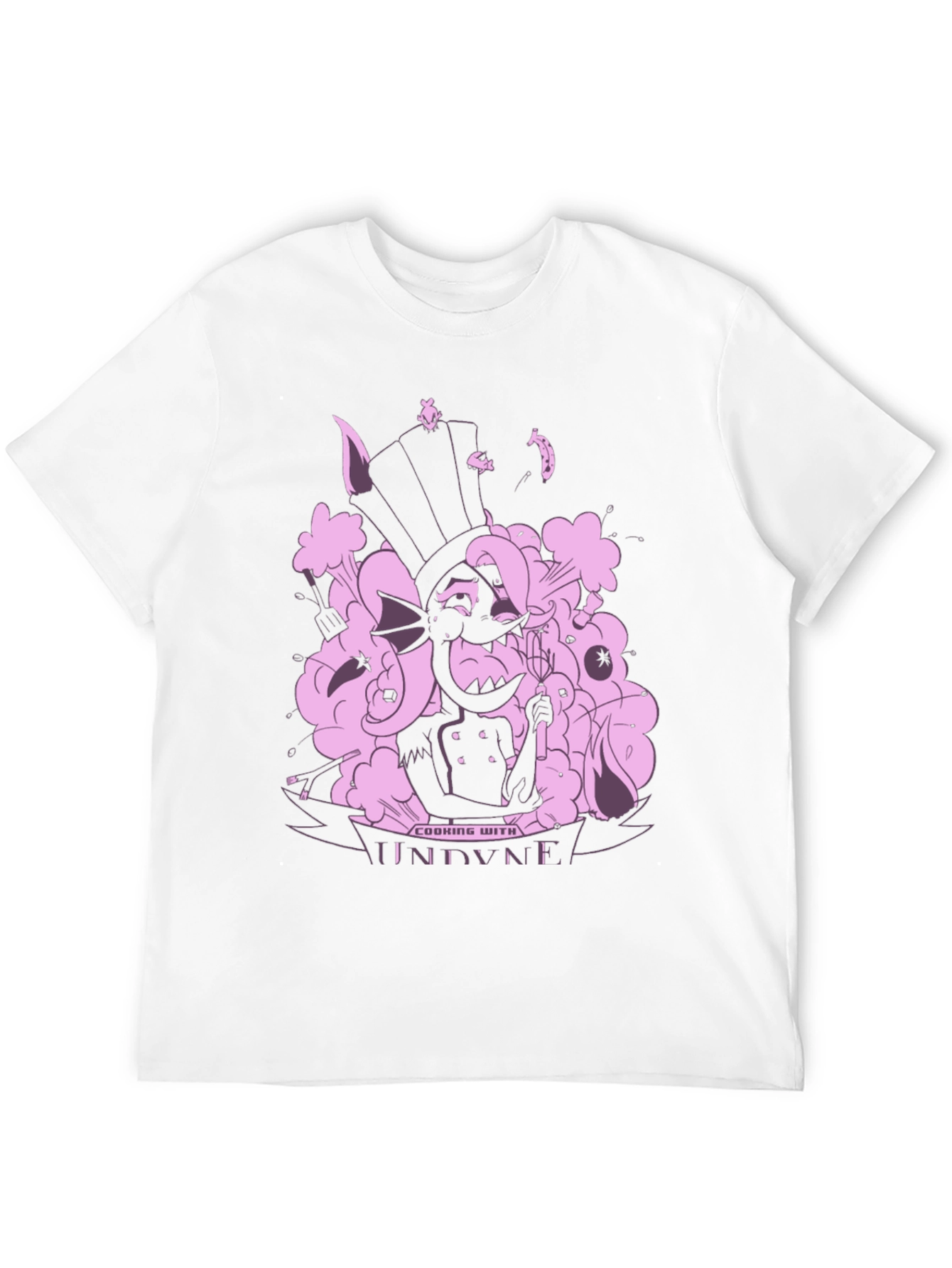 Undertale Undyne Cooking T-Shirt