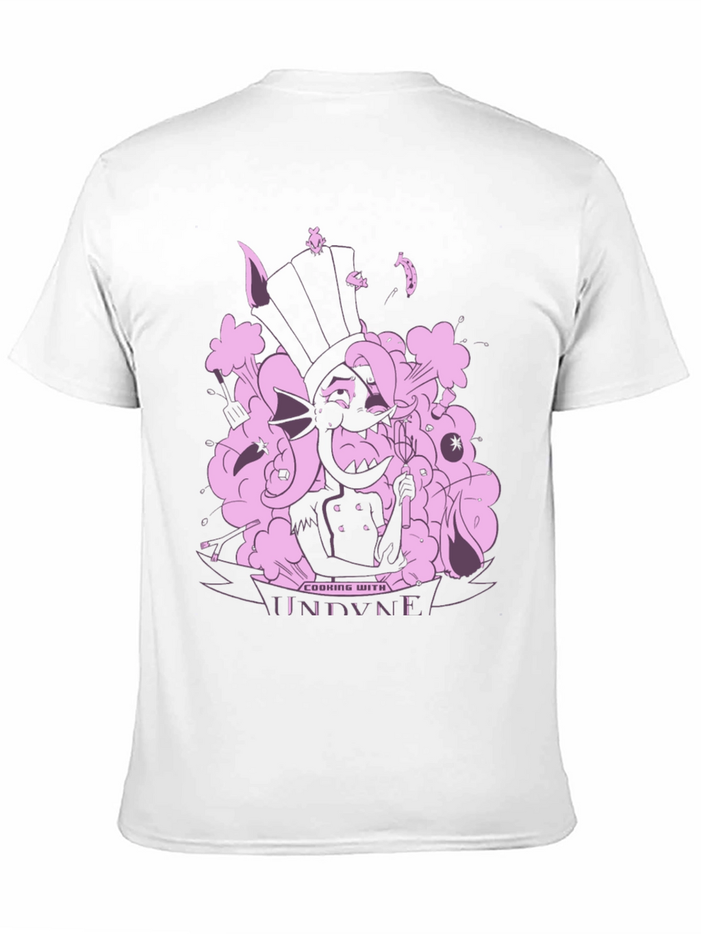 Undertale Undyne Cooking T-Shirt