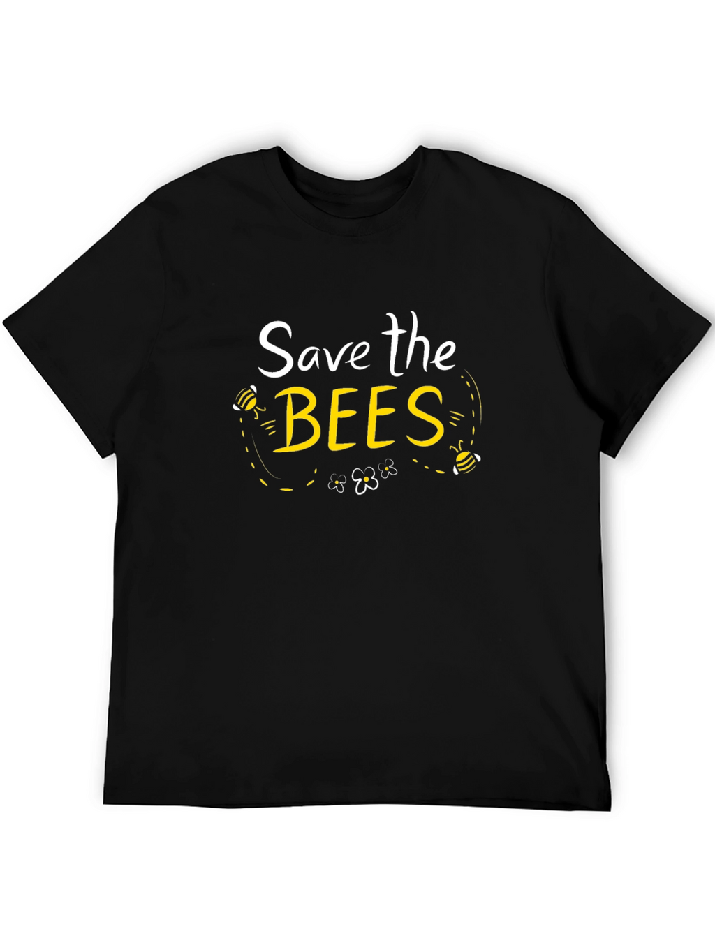 Save the Bees Graphic T-Shirt - Black