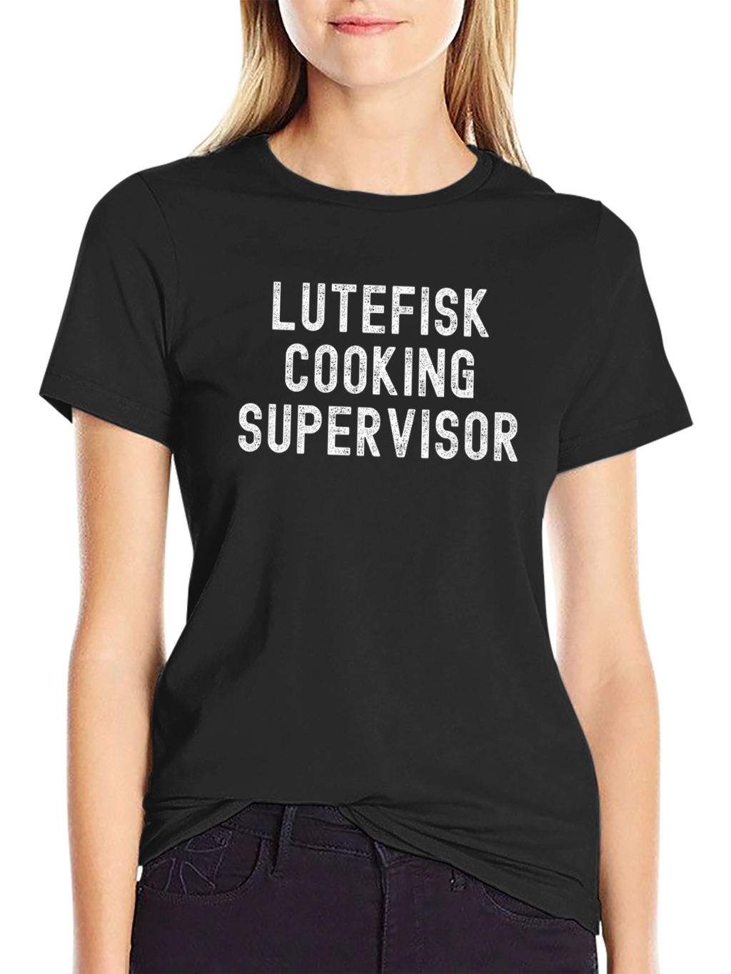 Lutefisk Cooking Supervisor T-Shirt - Funny Chef Tee