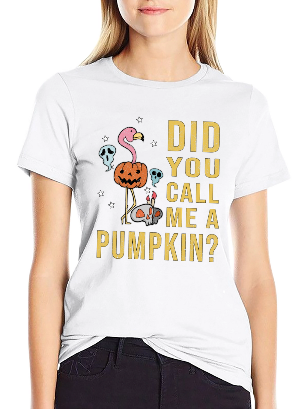 Did You Call Me A Pumpkin? Halloween Graphic Tee