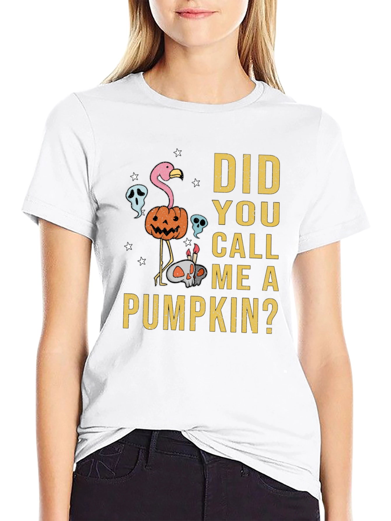 Did You Call Me A Pumpkin? Halloween Graphic Tee