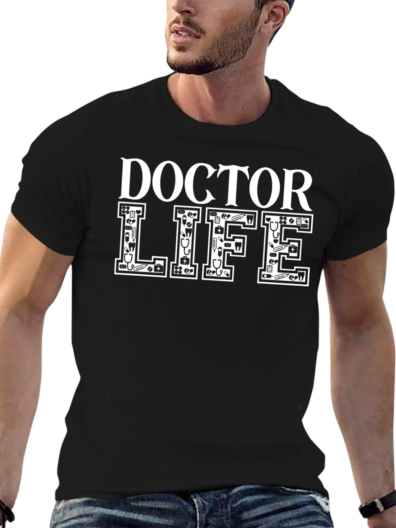 Doctor Life Graphic T-Shirt - Medical Profession Tee