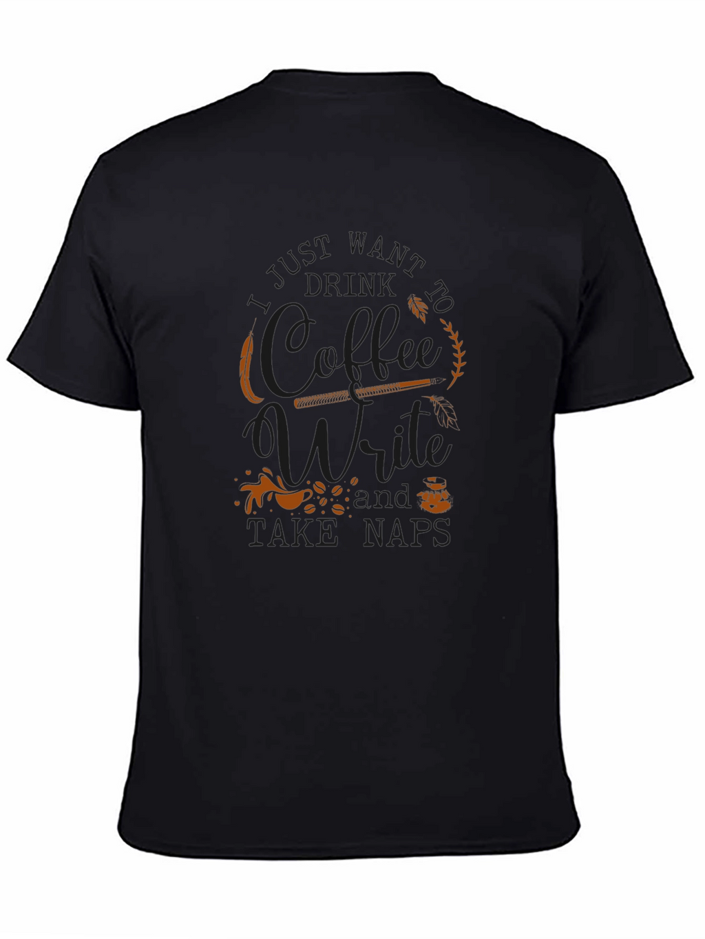 Coffee Write Take Naps Graphic T-Shirt