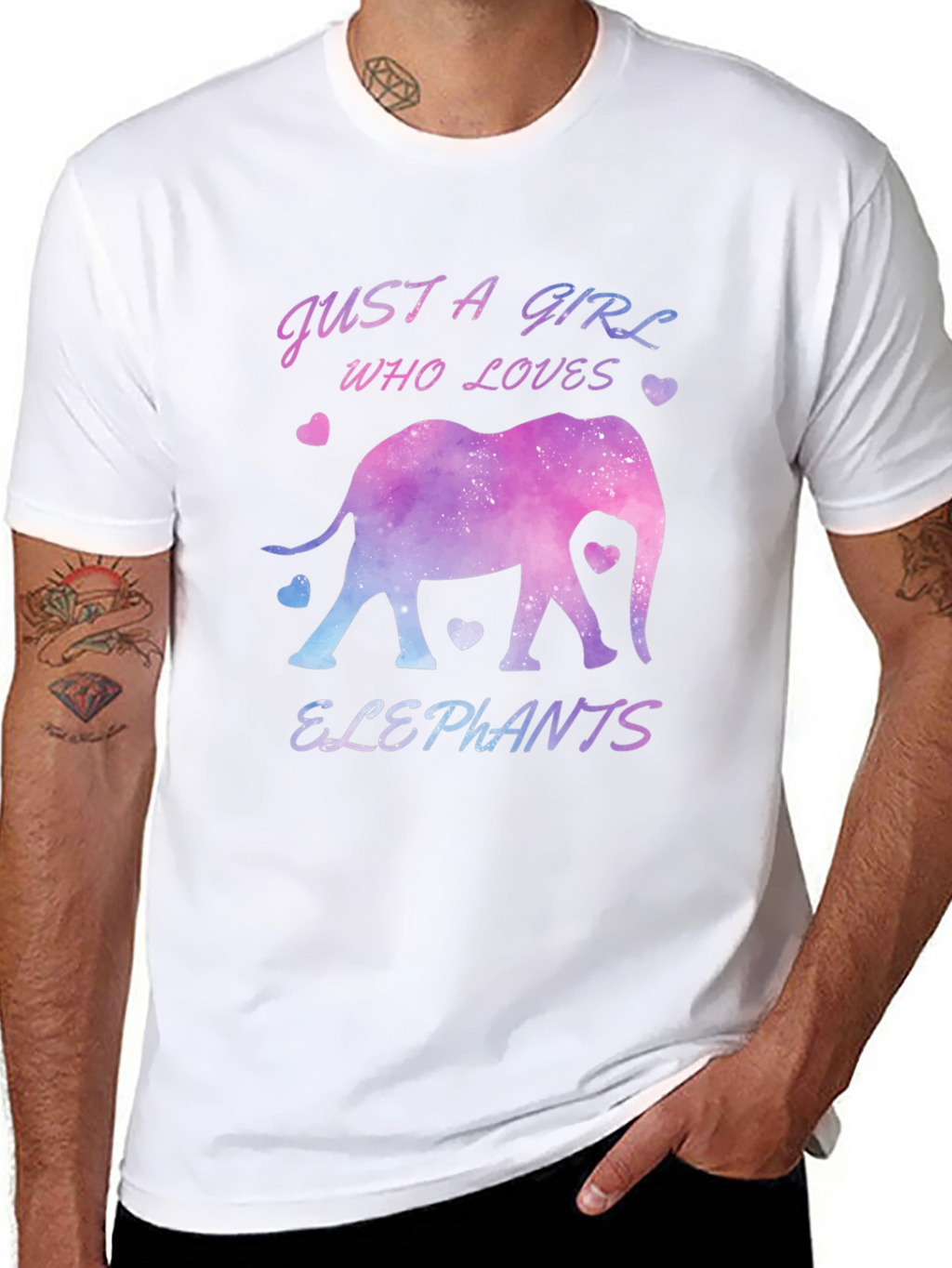 Just a Girl Who Loves Elephants T-Shirt