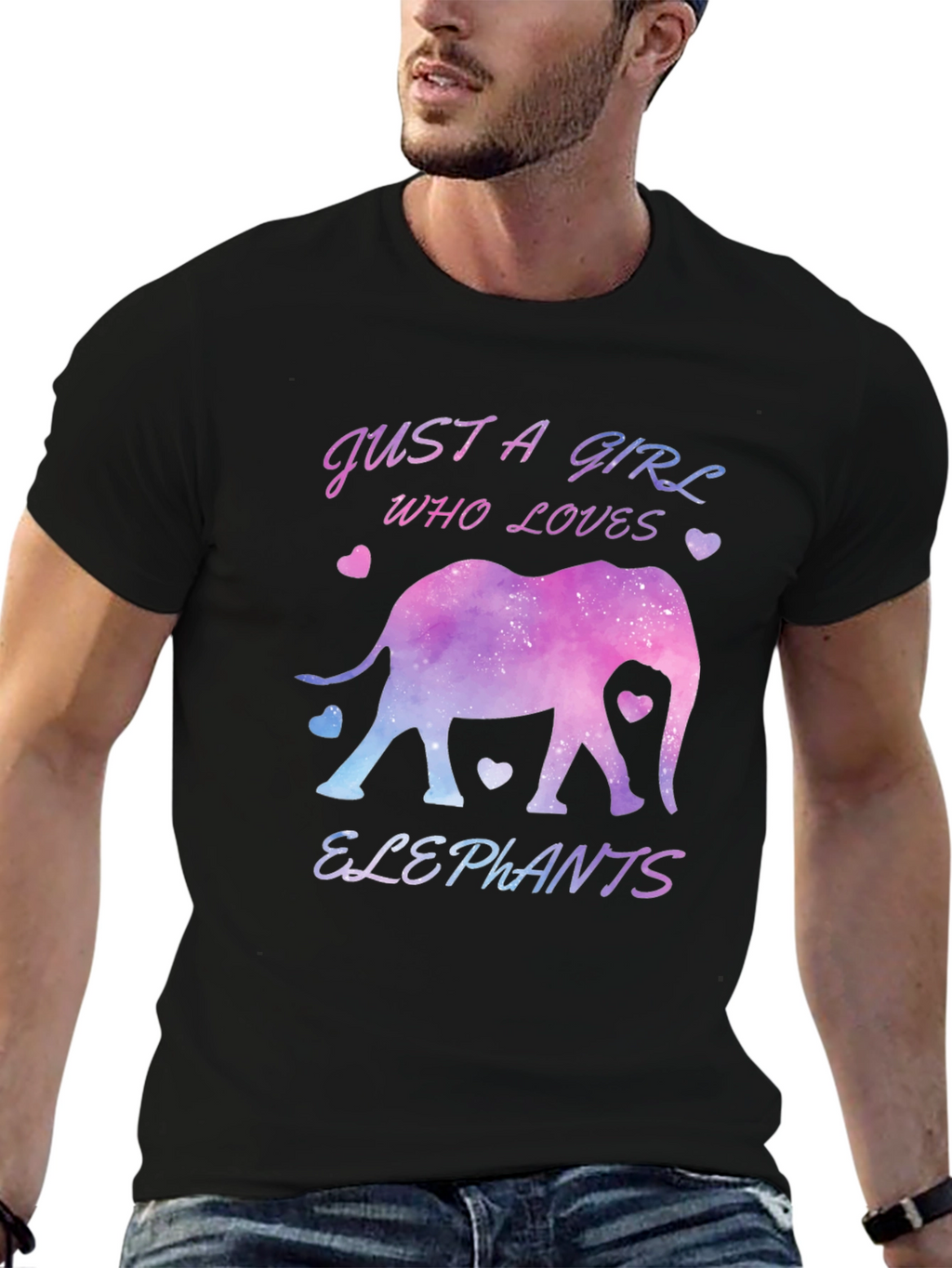 Just a Girl Who Loves Elephants T-Shirt