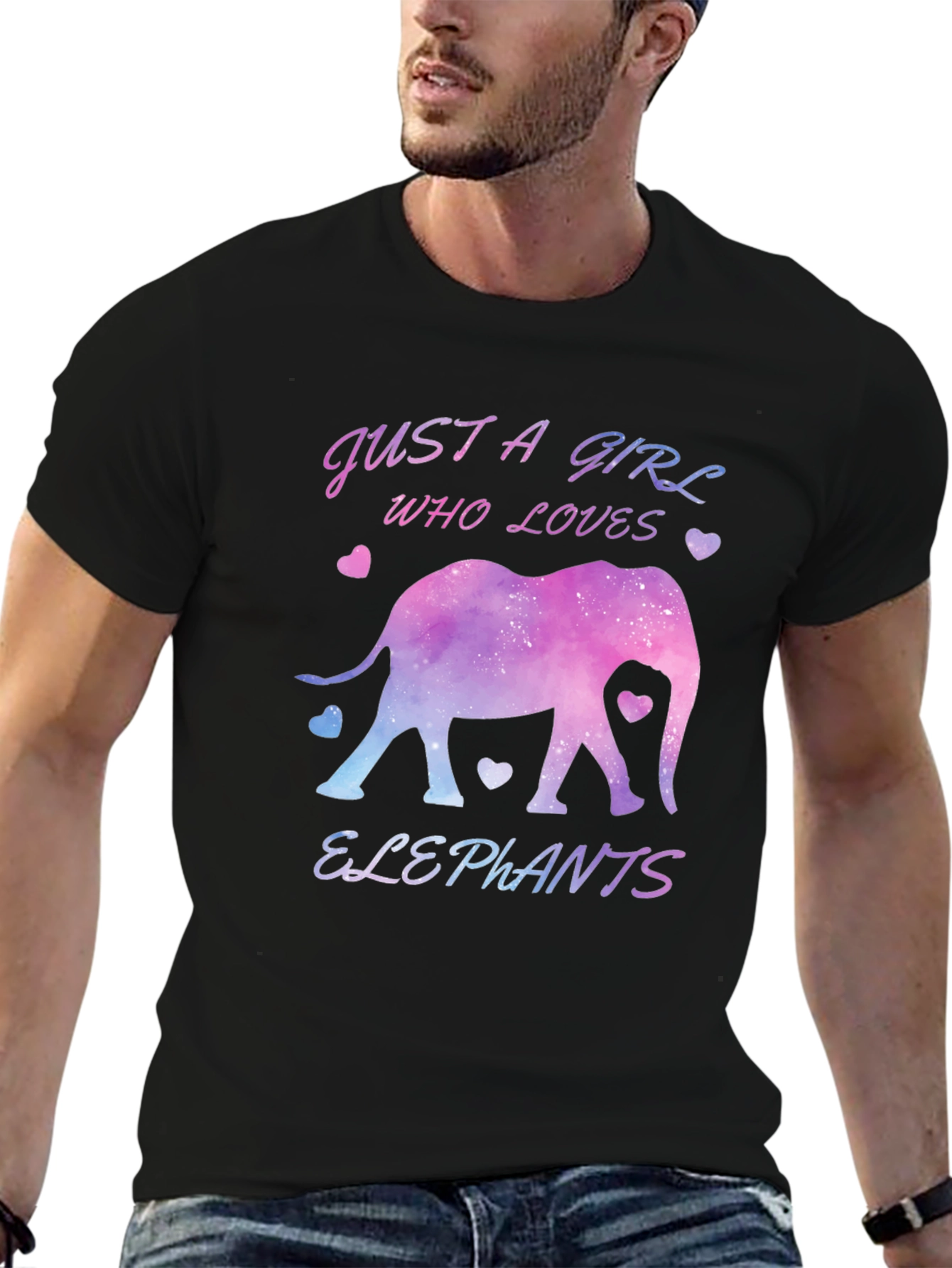 Just a Girl Who Loves Elephants T-Shirt