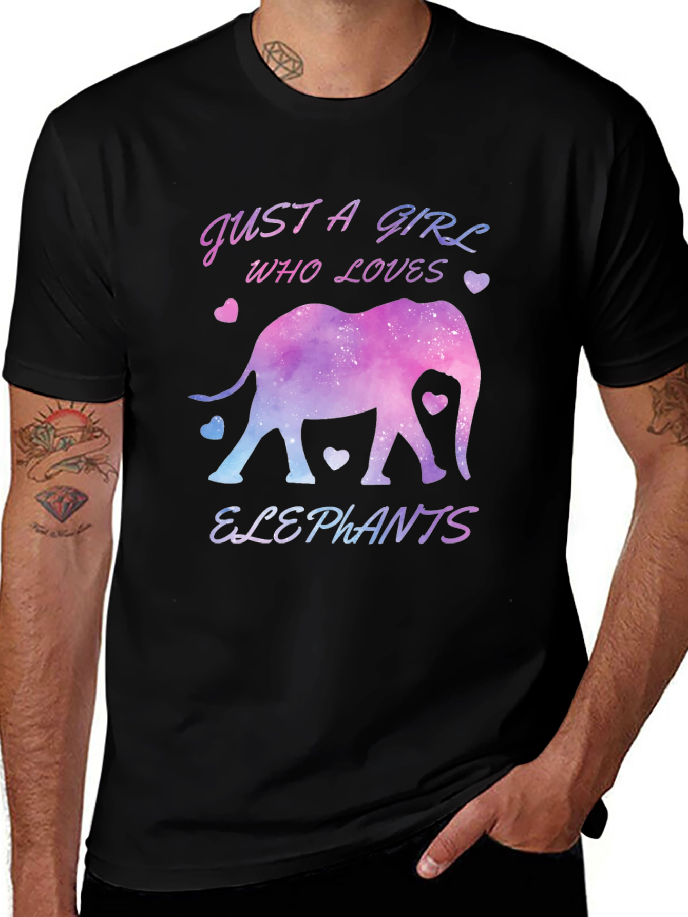 Just a Girl Who Loves Elephants T-Shirt
