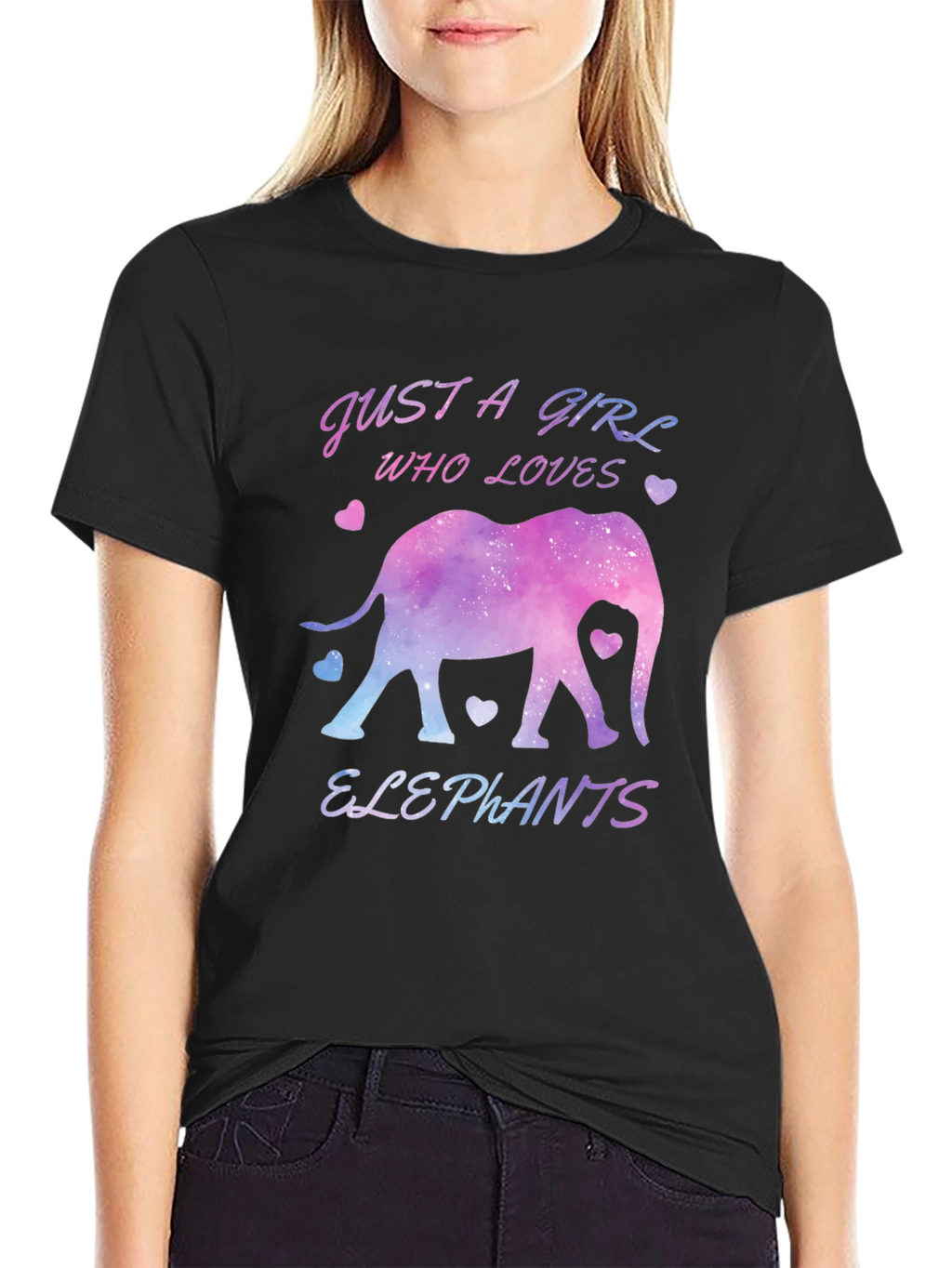 Just a Girl Who Loves Elephants T-Shirt
