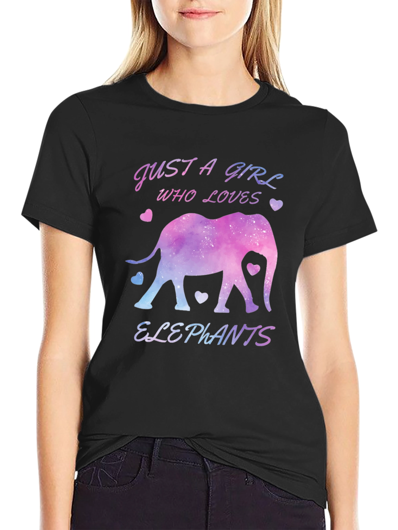 Just a Girl Who Loves Elephants T-Shirt