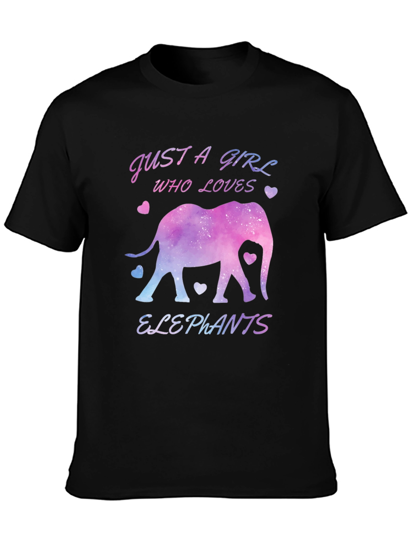 Just a Girl Who Loves Elephants T-Shirt