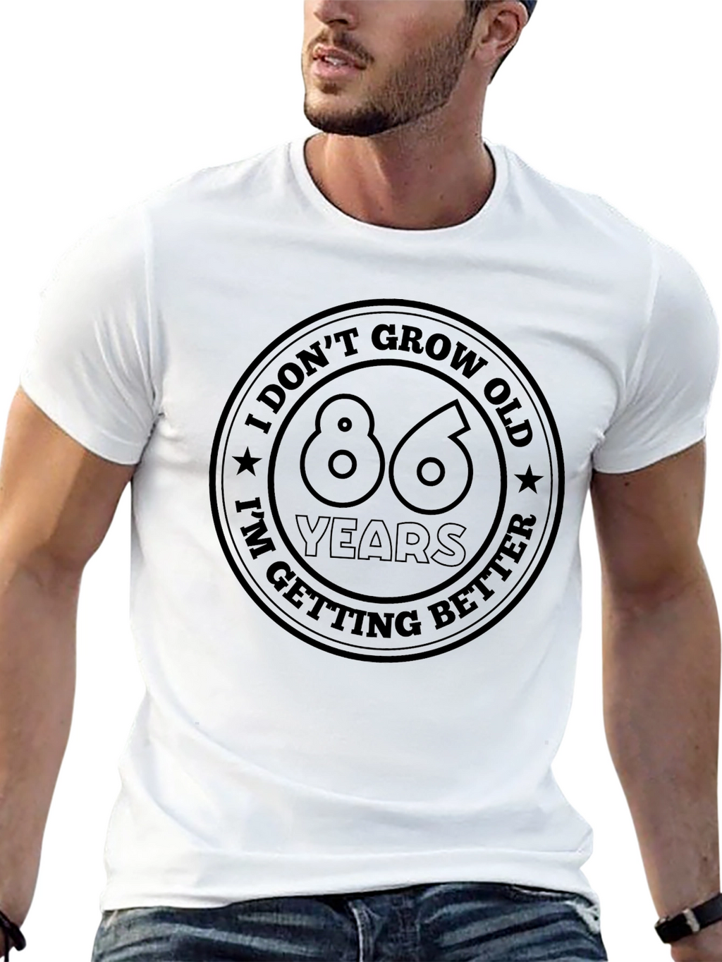 86 Years Getting Better Black T-Shirt