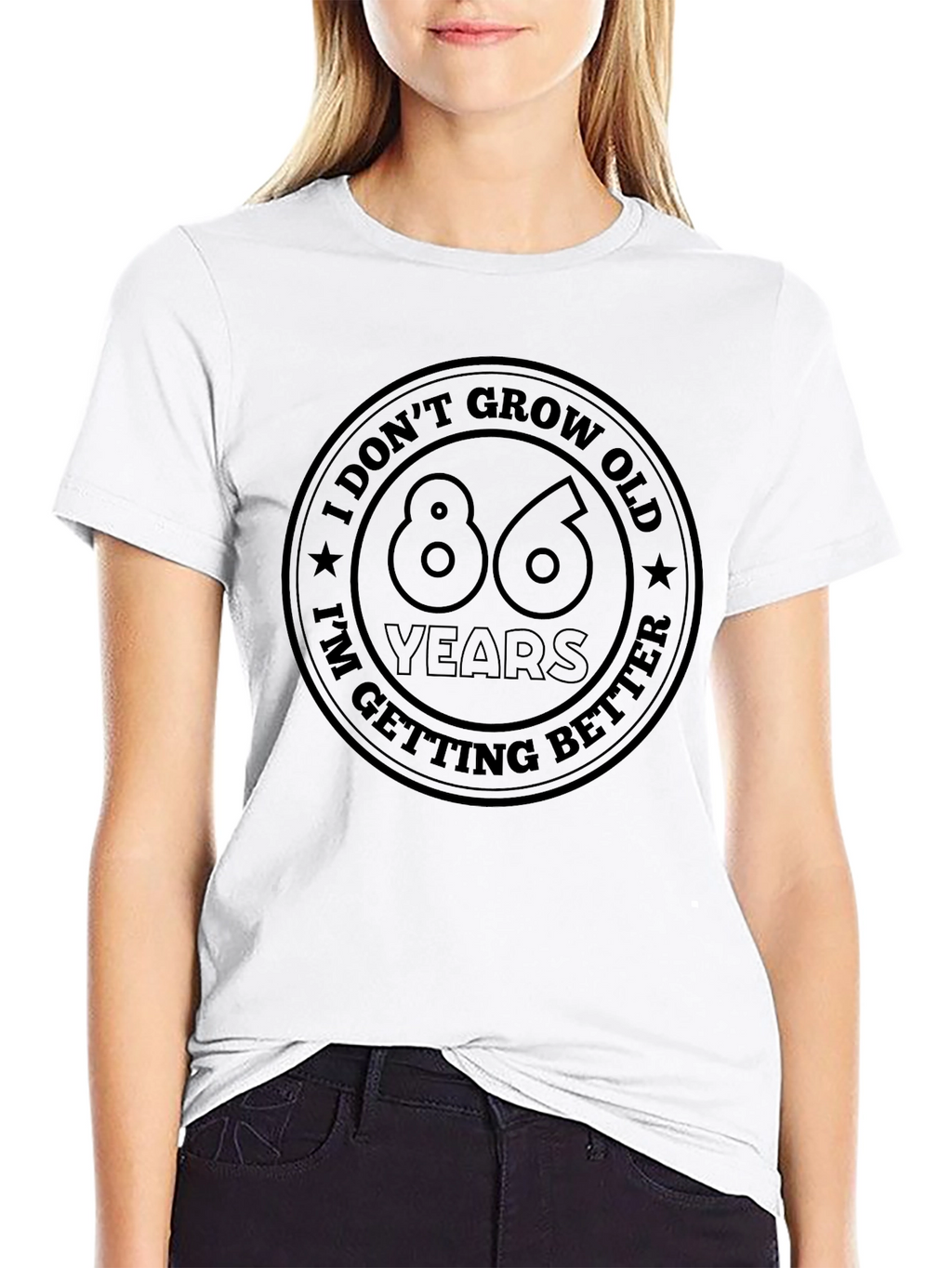 86 Years Getting Better Black T-Shirt